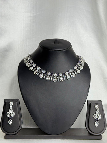 Elegant Drop AD Necklace LB111