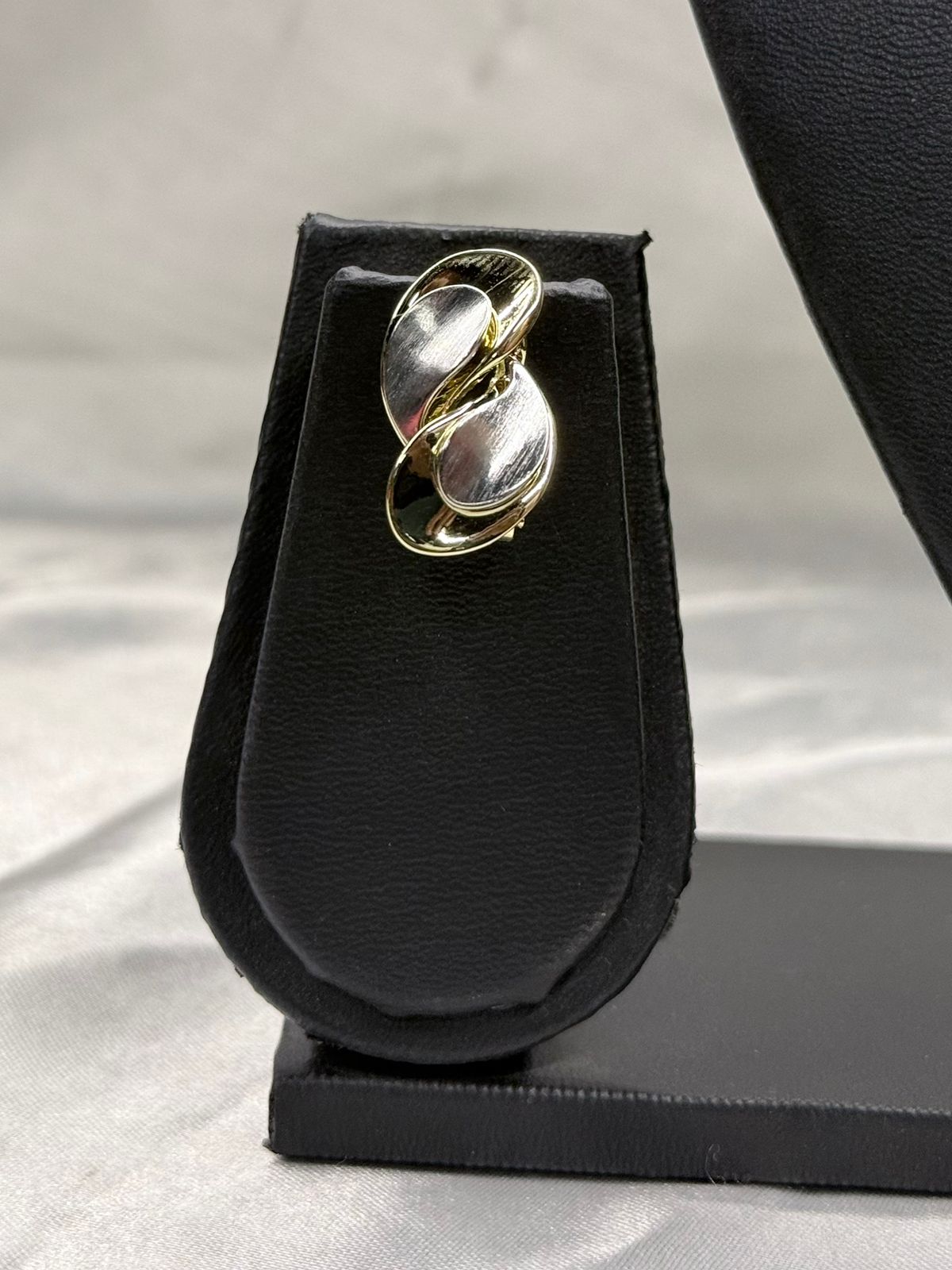 Viennois Two-Tone Gold and Silver Abstract Wave Jewelry Set ,llb566