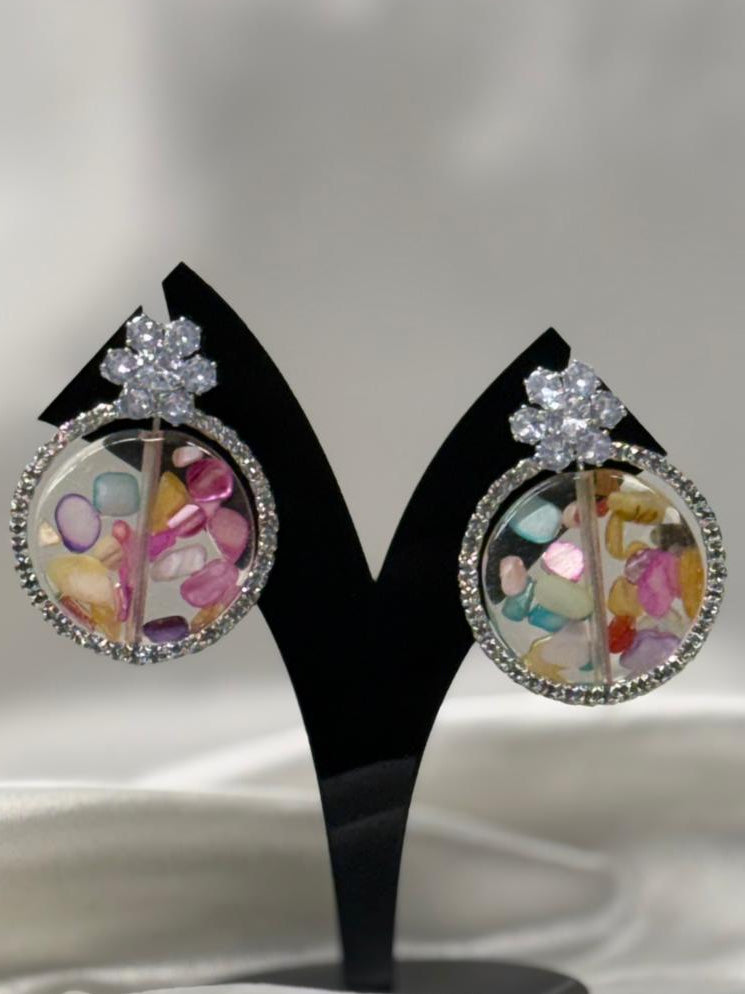 western look earring.llb580