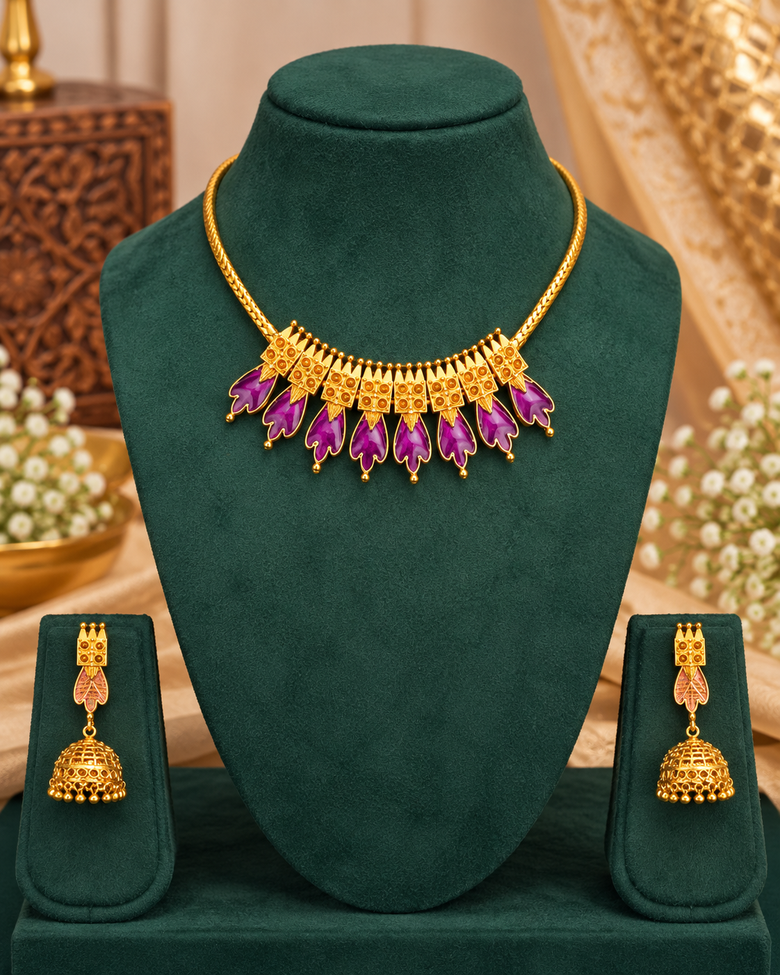 Traditional Party Wear Necklace Set | ALOB25