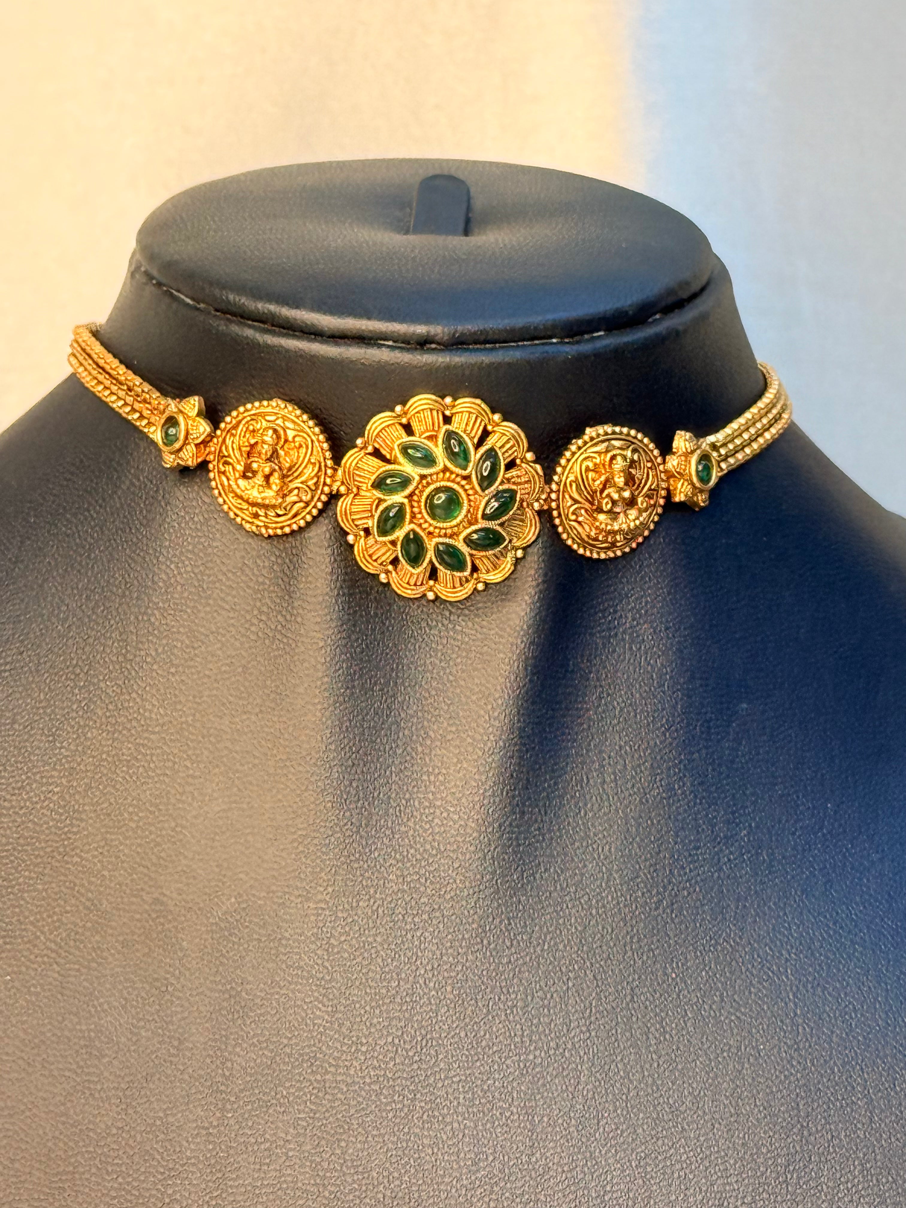 Lakshmi Floral Choker