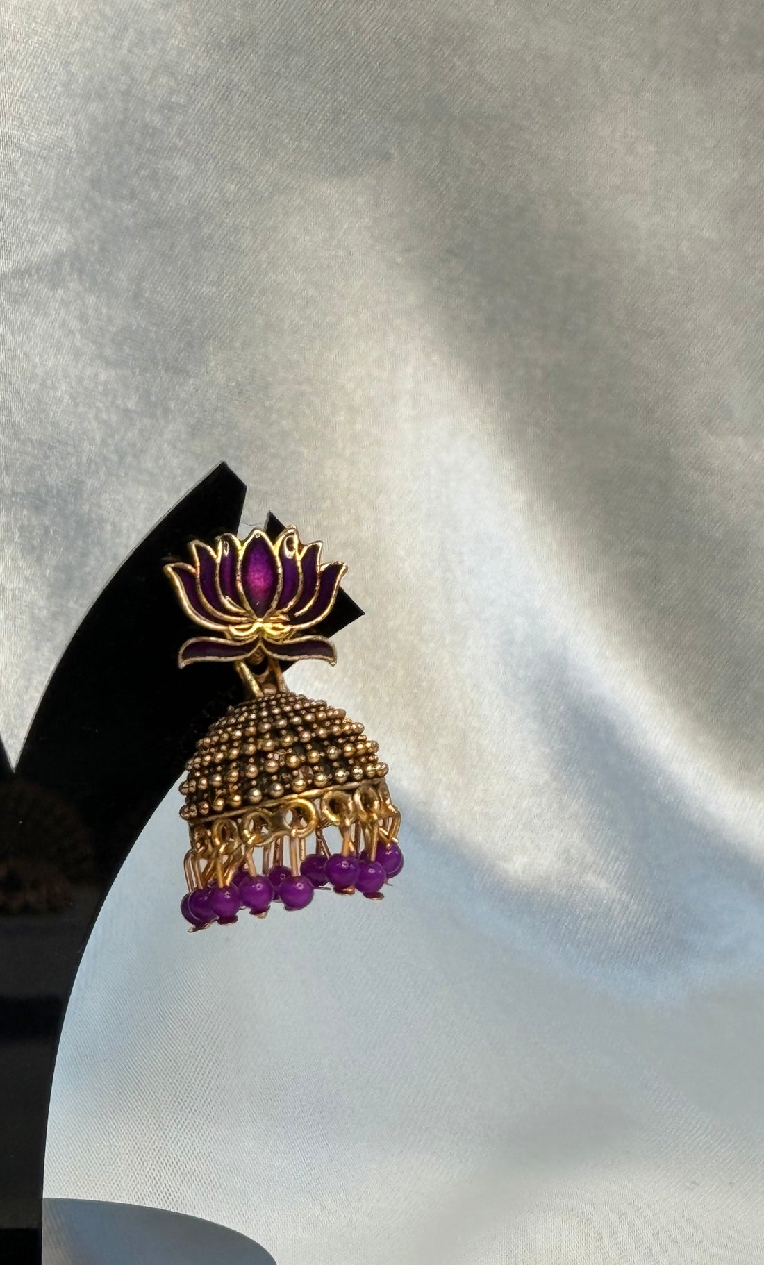 Lotus Jhumkas