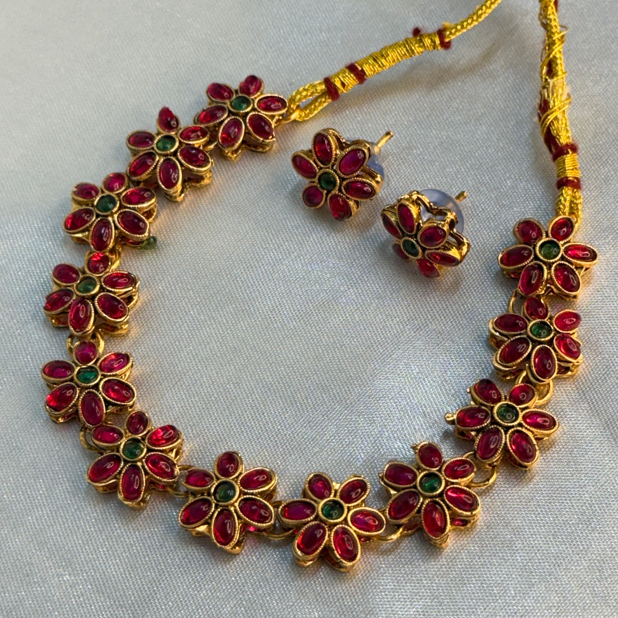 Antique Floral Necklace