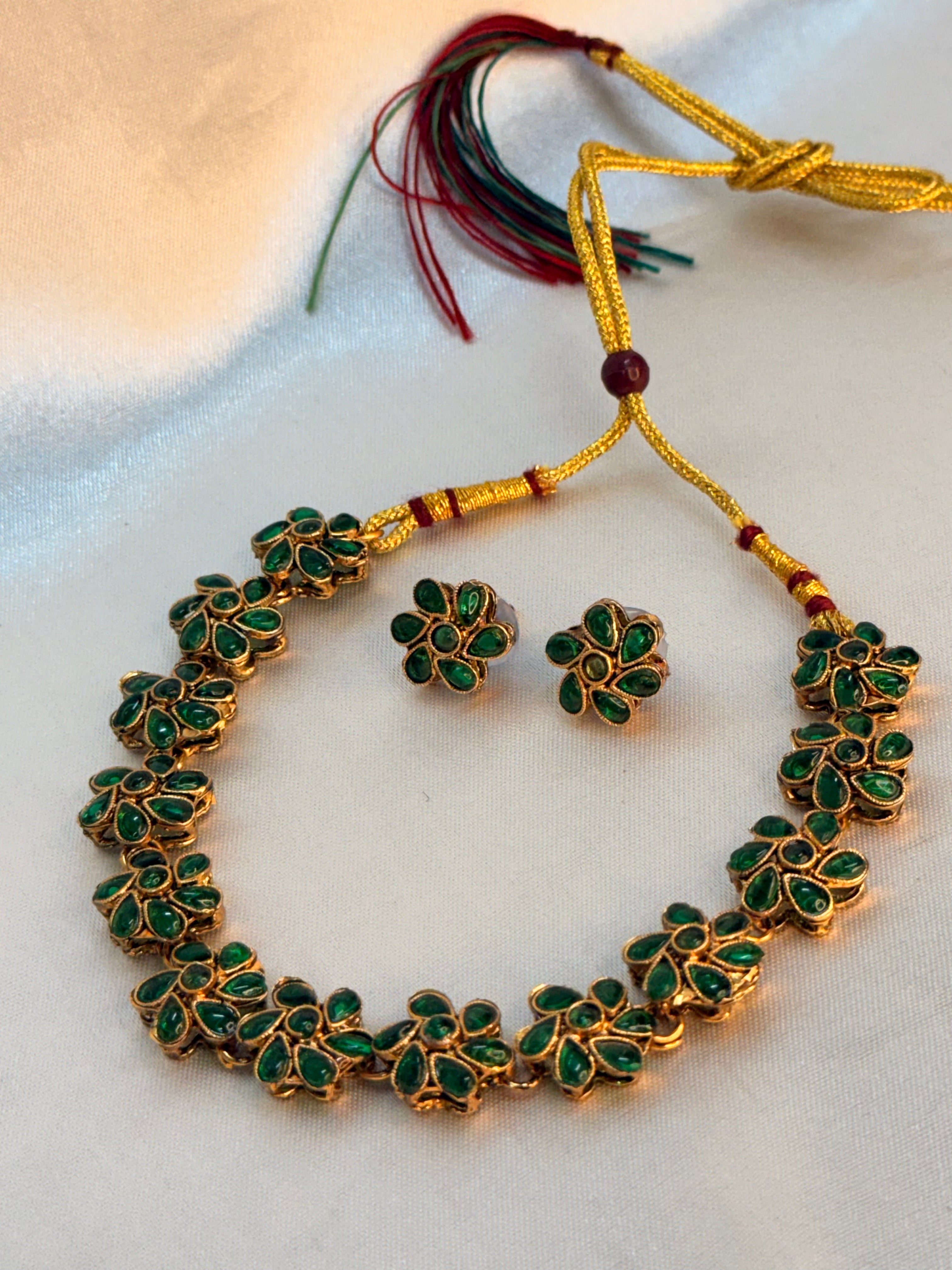 Antique Floral Necklace