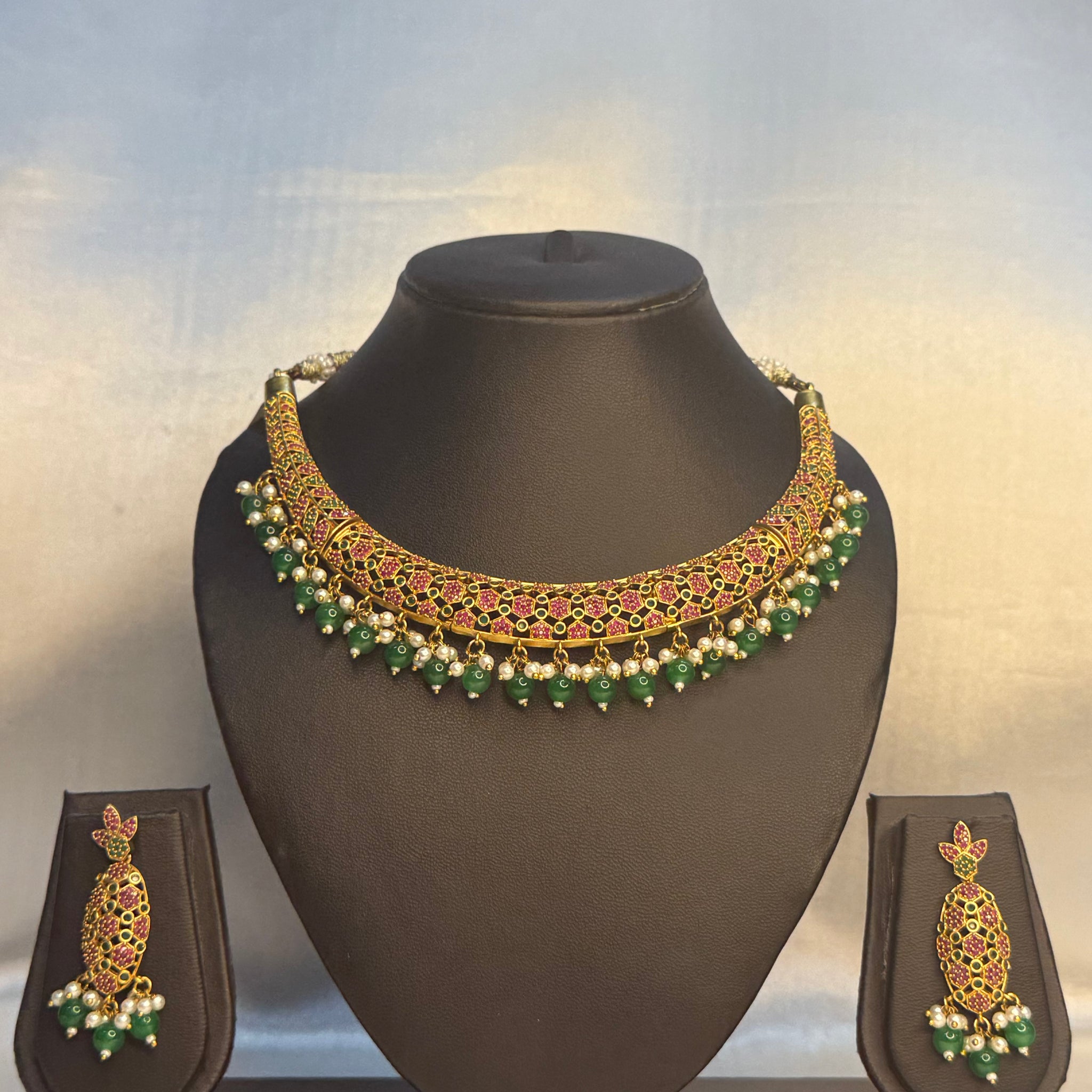 Antique Mehreen Stone Necklace  |  LB94