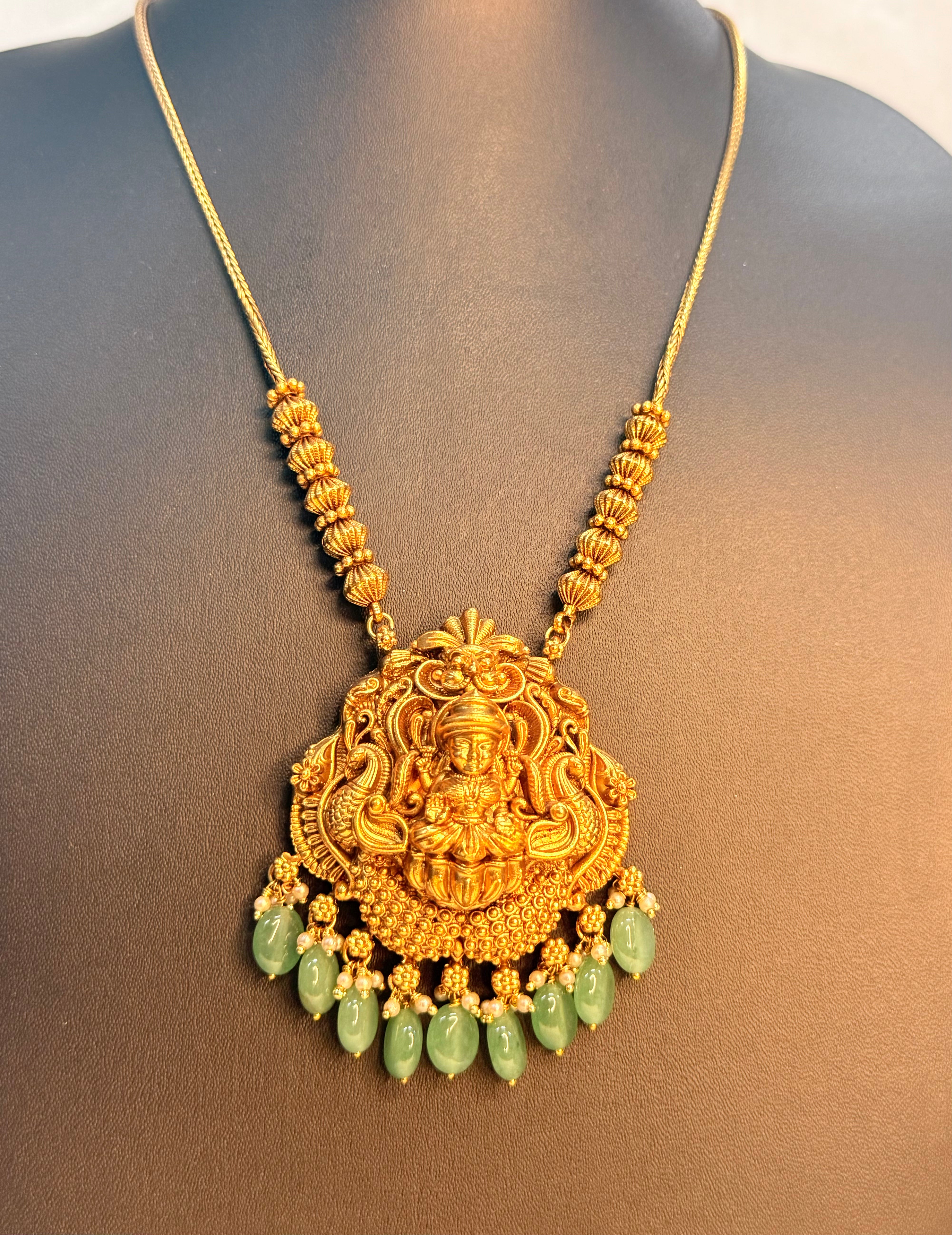 Antique Lakshmi Long Chain  | LB95