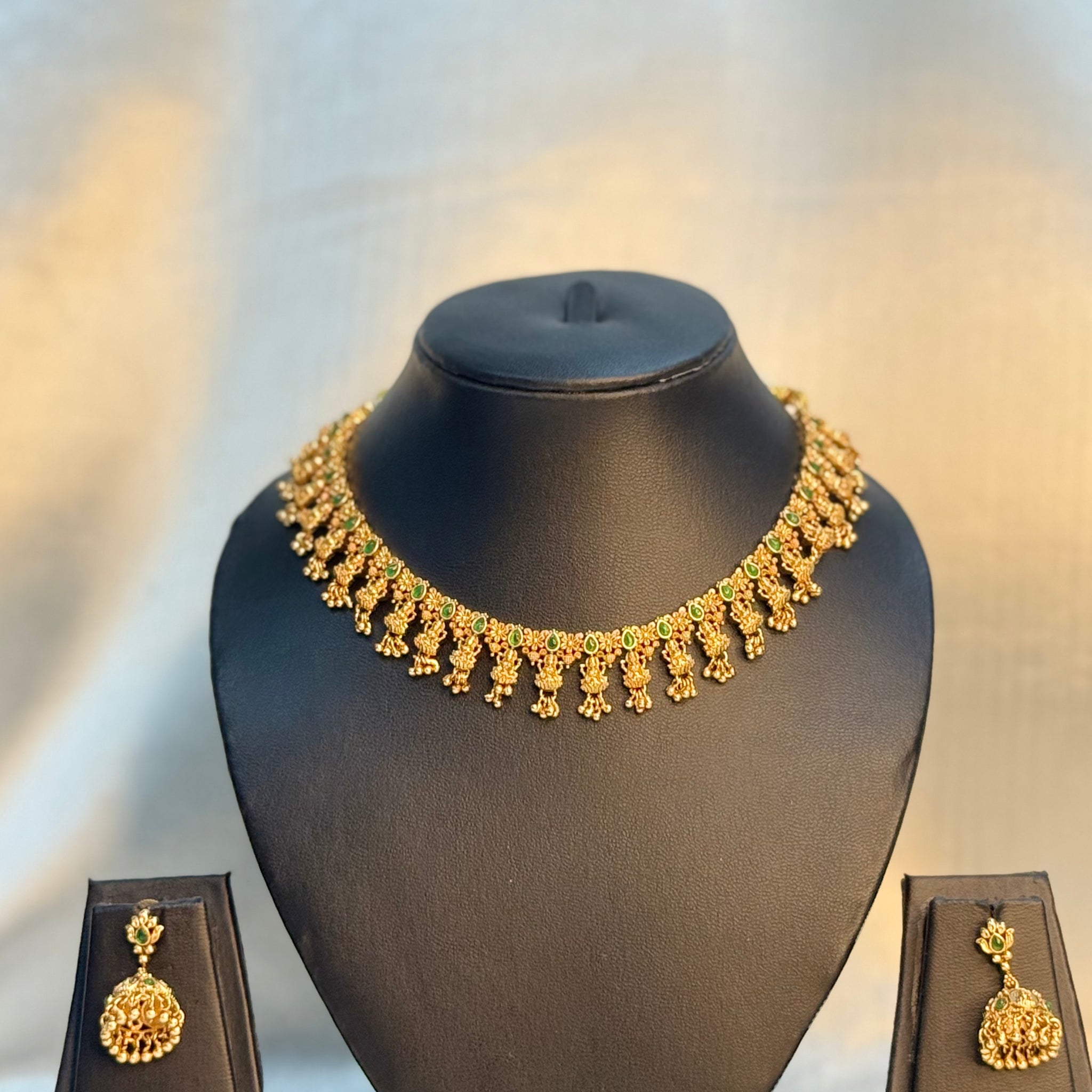 Antique lakshmi necklace | LB98
