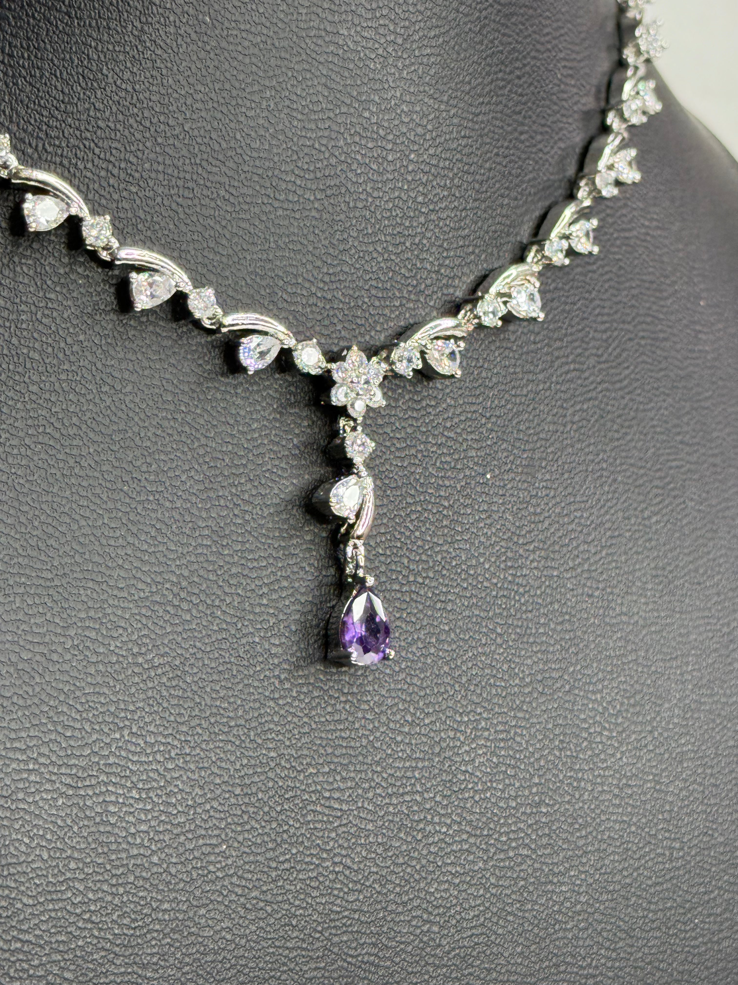 Amethyst Elegance Necklace | LB100