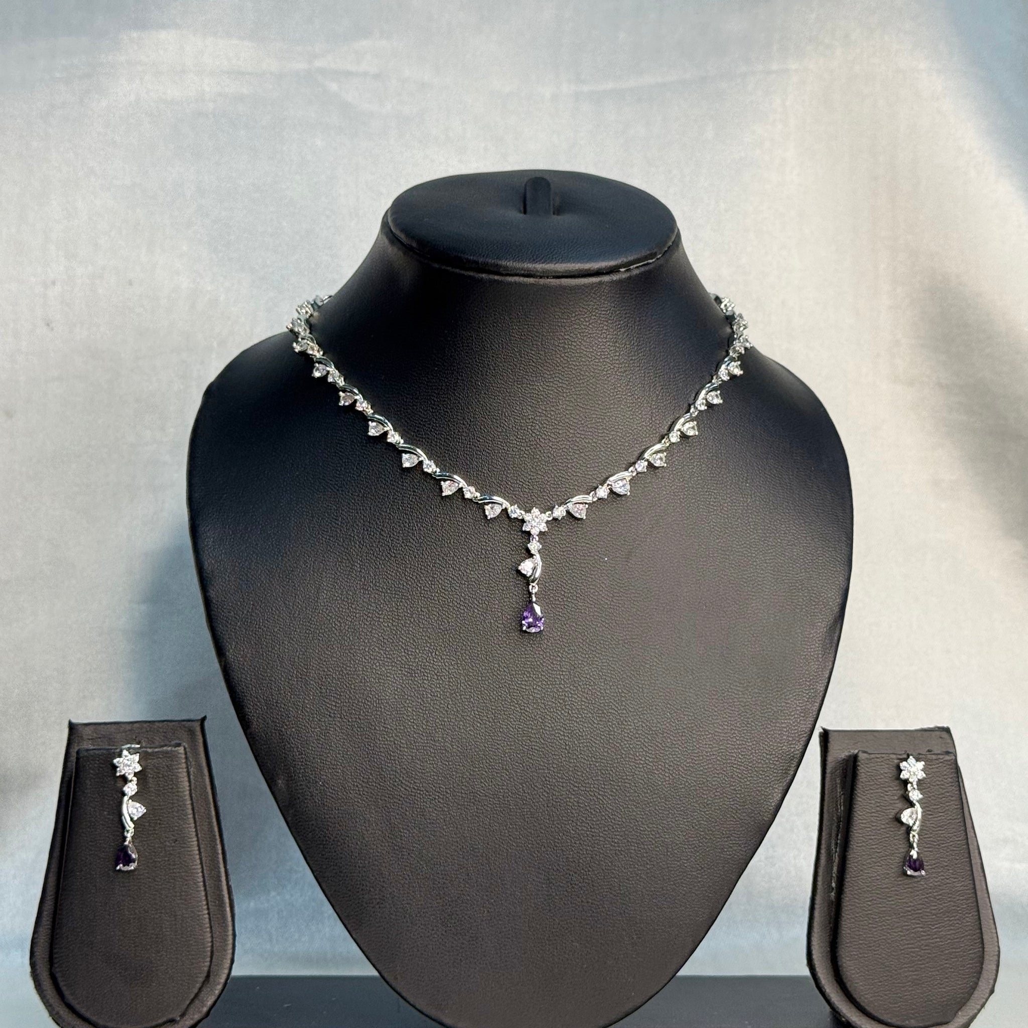 Amethyst Elegance Necklace | LB100