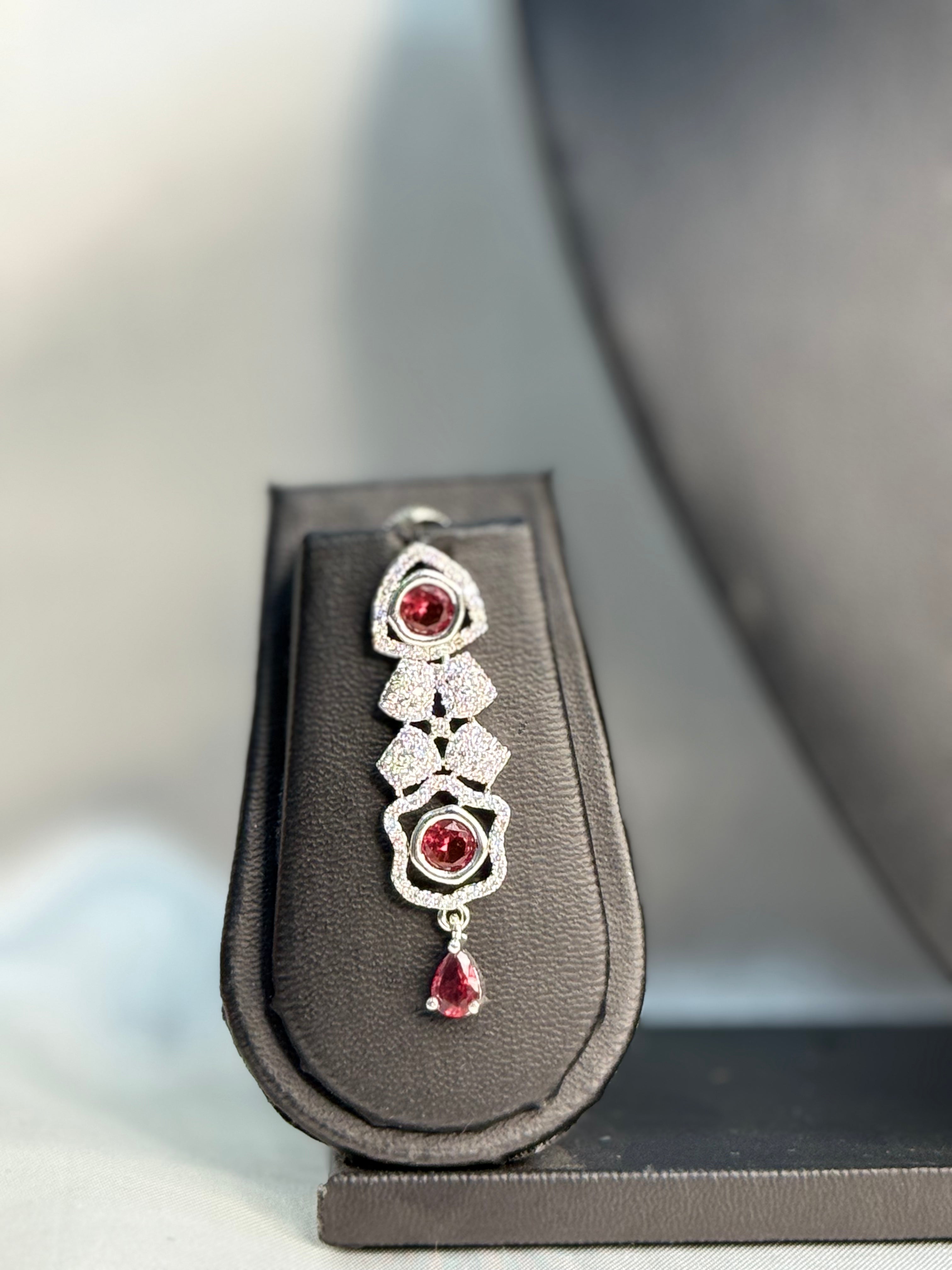 Ruby Bloom Necklace | LB104