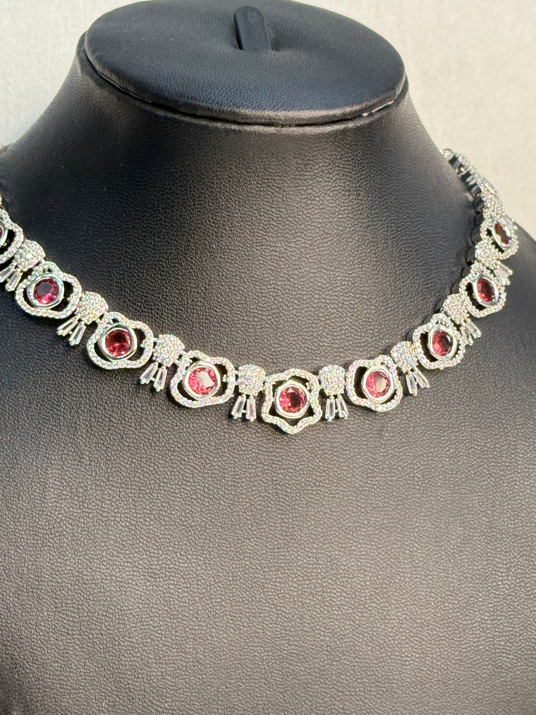 Ruby Bloom Necklace | LB104