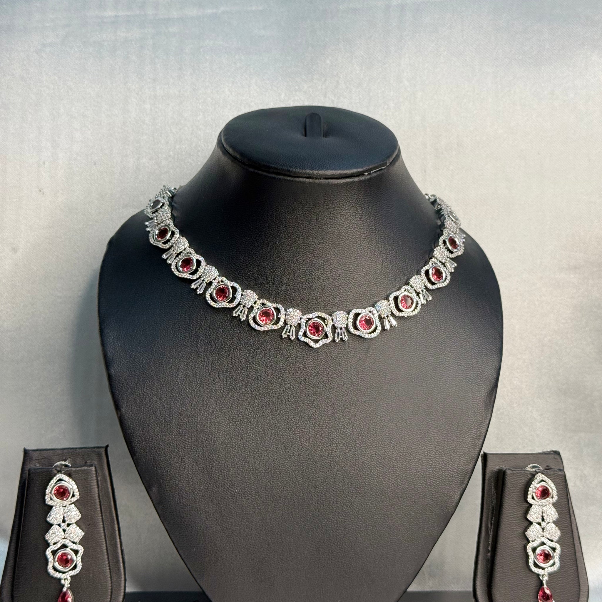 Ruby Bloom Necklace | LB104