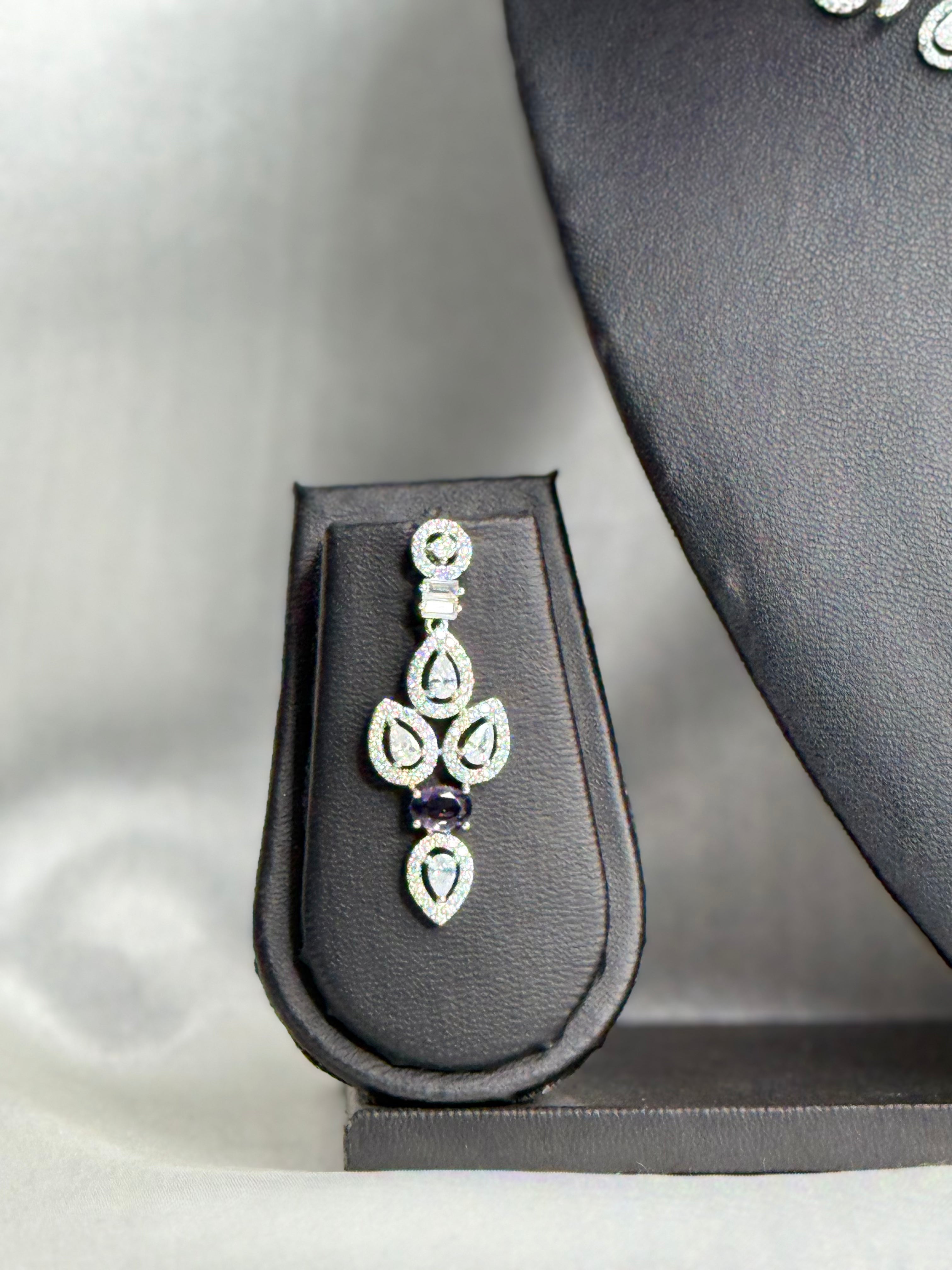 Elegant Drop AD Necklace LB111