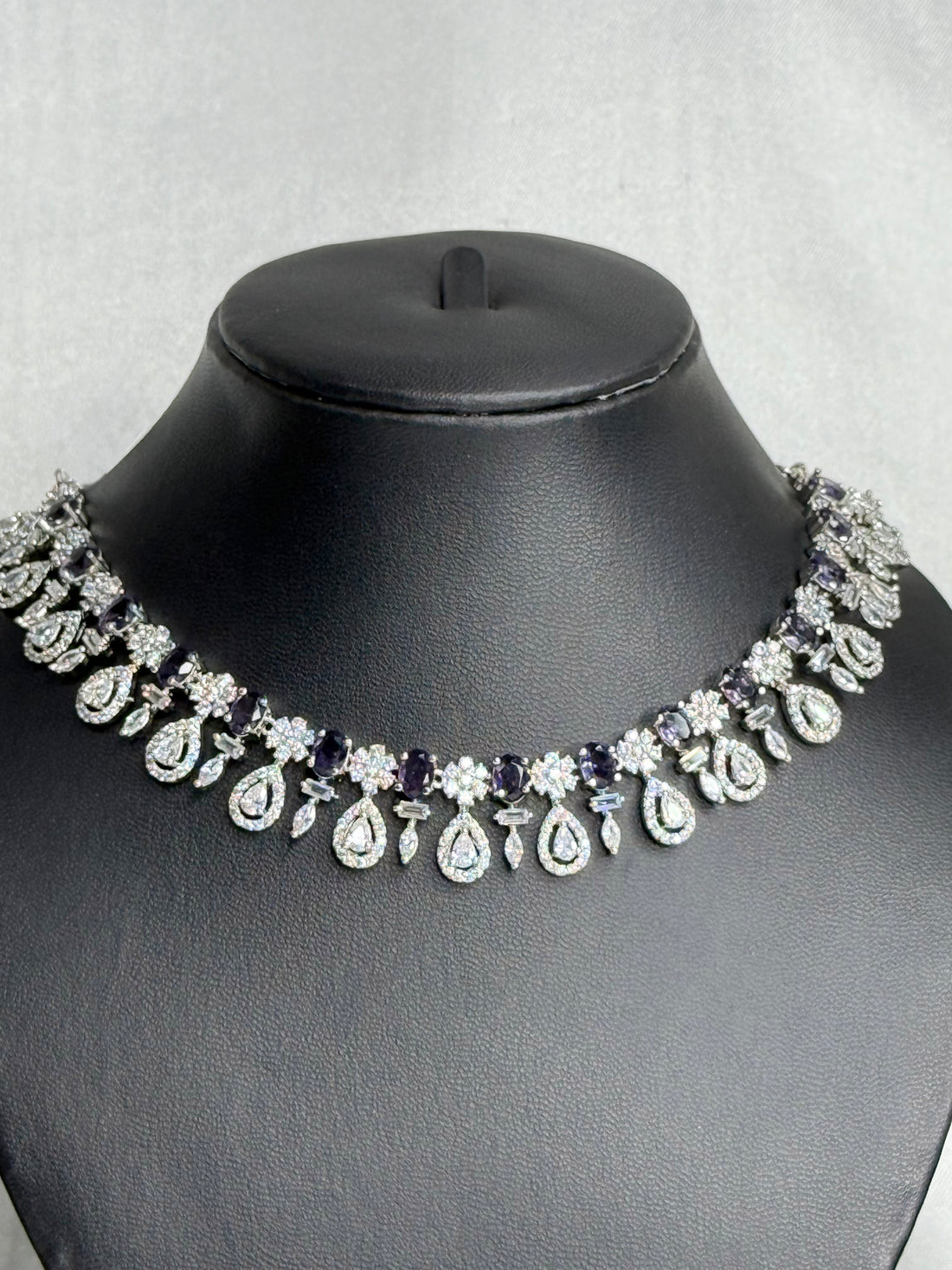 Elegant Drop AD Necklace LB111