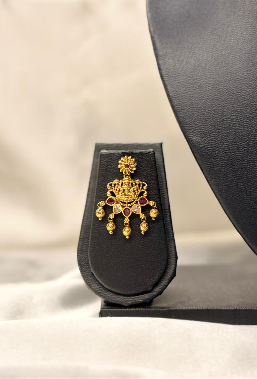 Mehandhi Shade Temple Necklace Set,LLB301