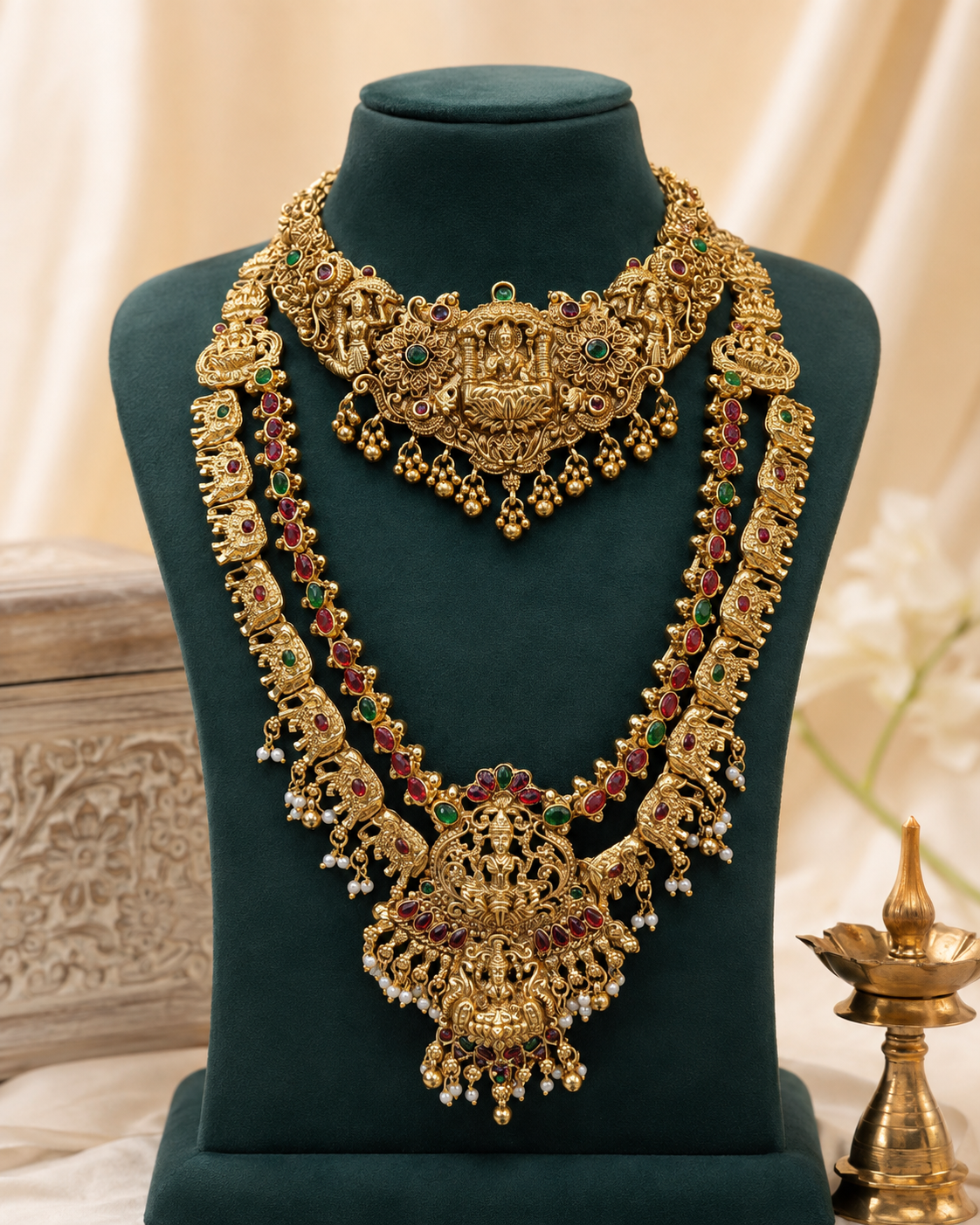 Bridal Temple Jewellery Set | | P8