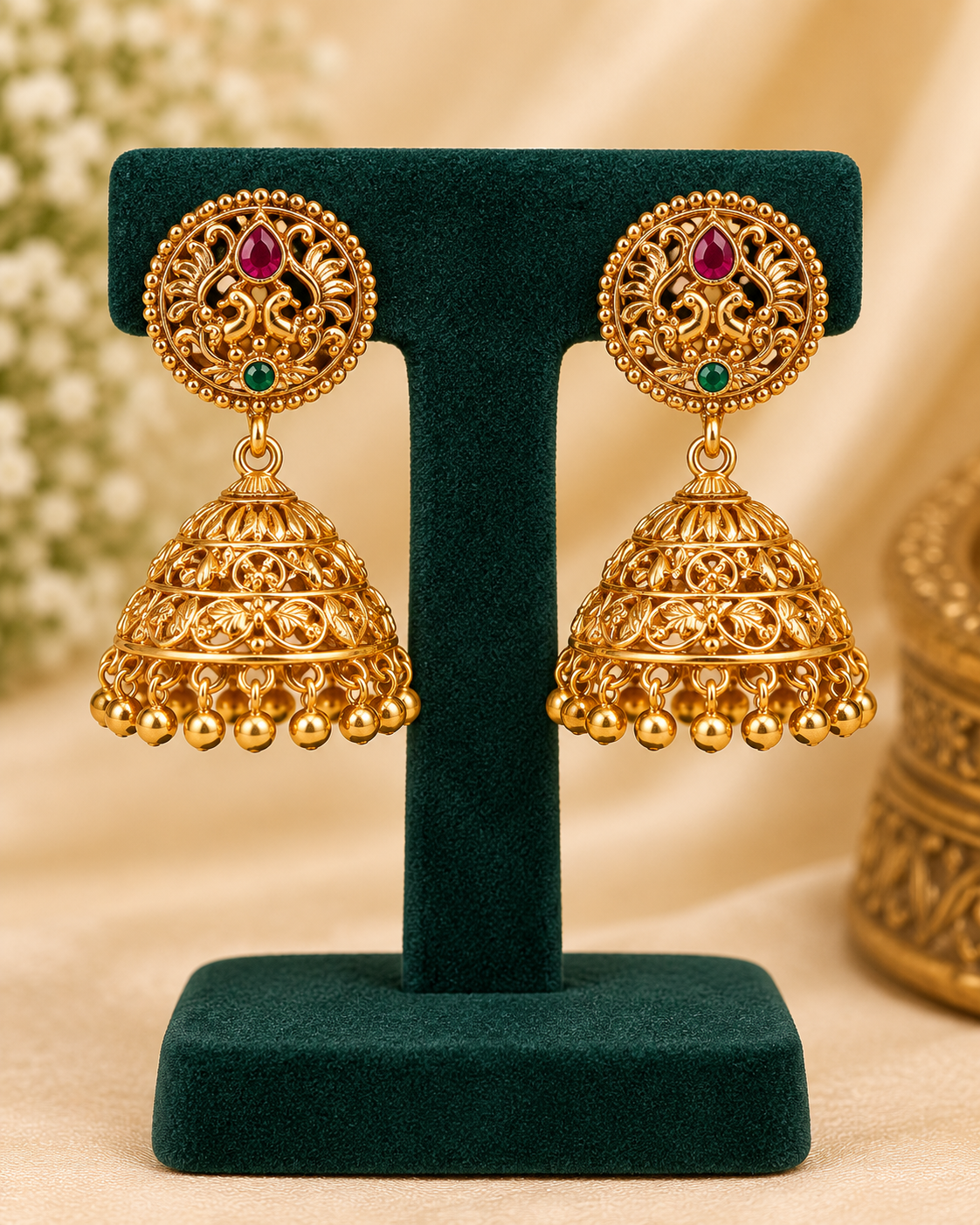 Gold Lakshmi Bridal Jewellery Set | ONK298