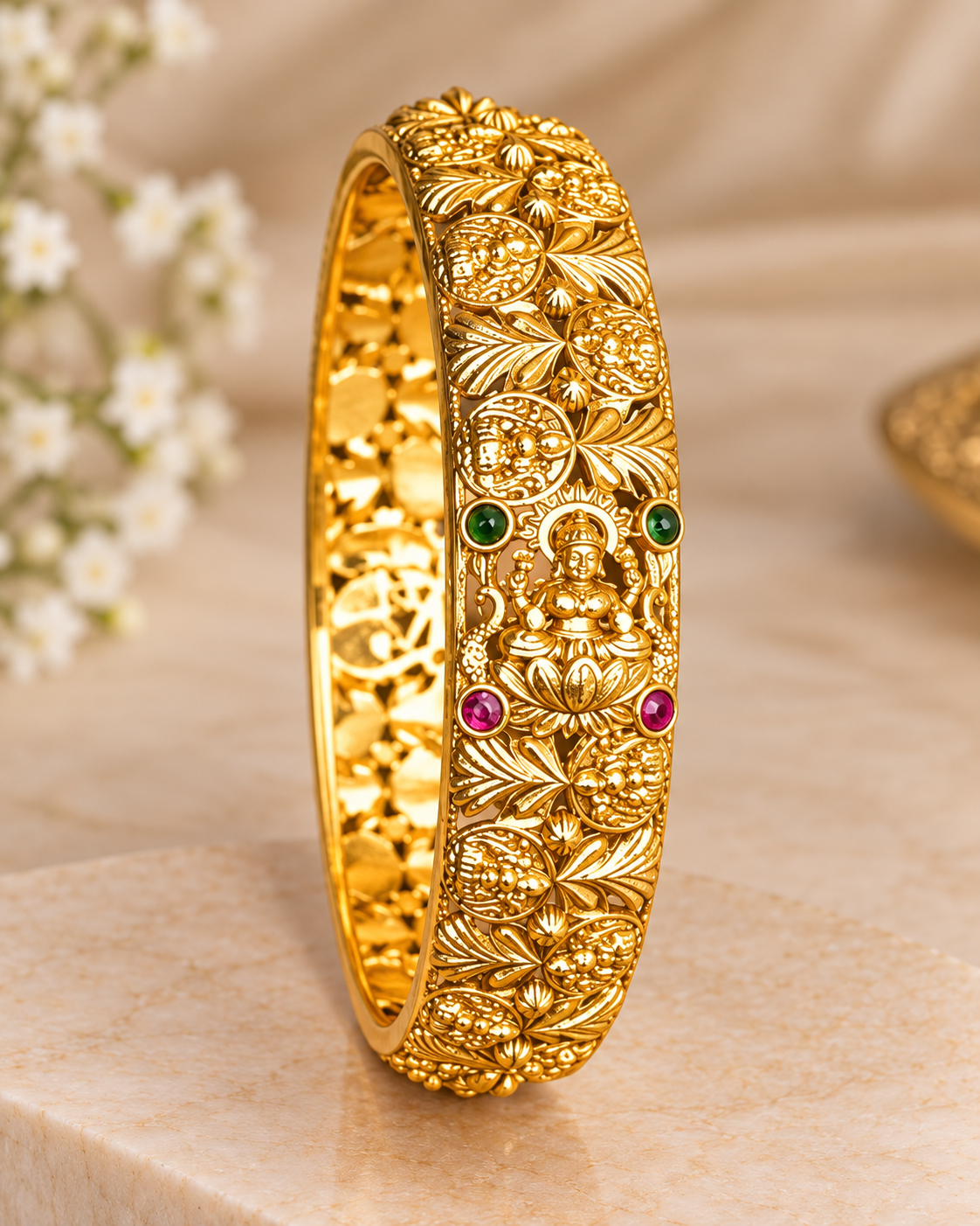 Lakshmi Multi Colour Stone Bangle | ONK299