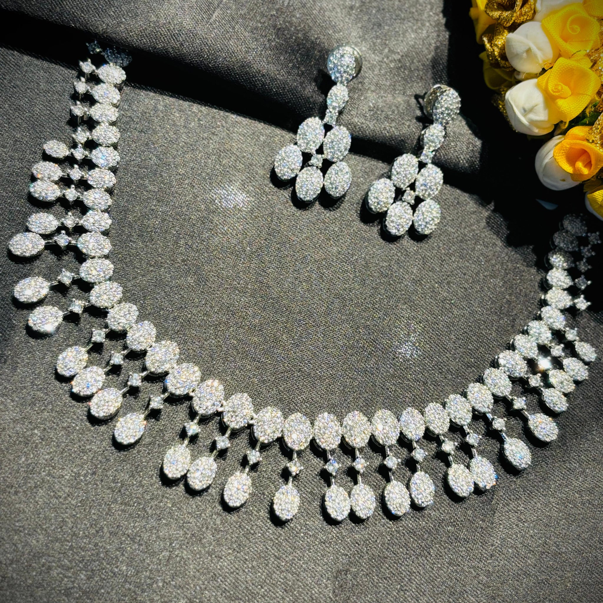 American Diamond Necklace  set