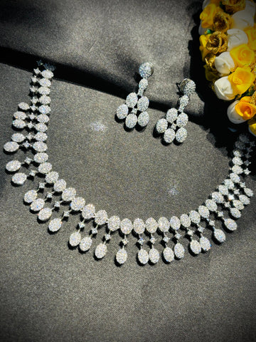 American Diamond Necklace  set