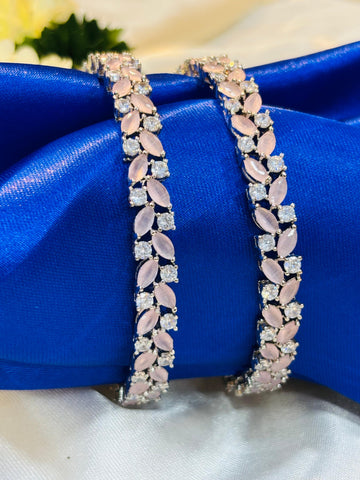 AMERICAN DIAMOND BANGLES -1PIECE LLB 266