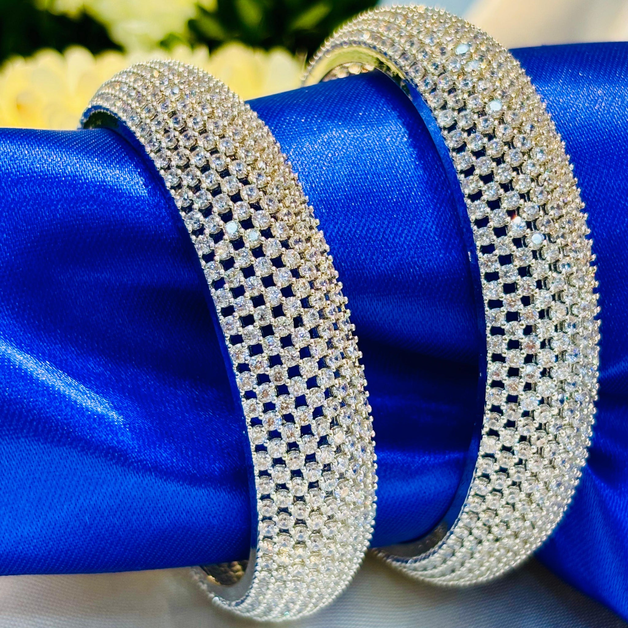 AMERICAN DIAMOND BANGLES  1 PIECE  -LLB264
