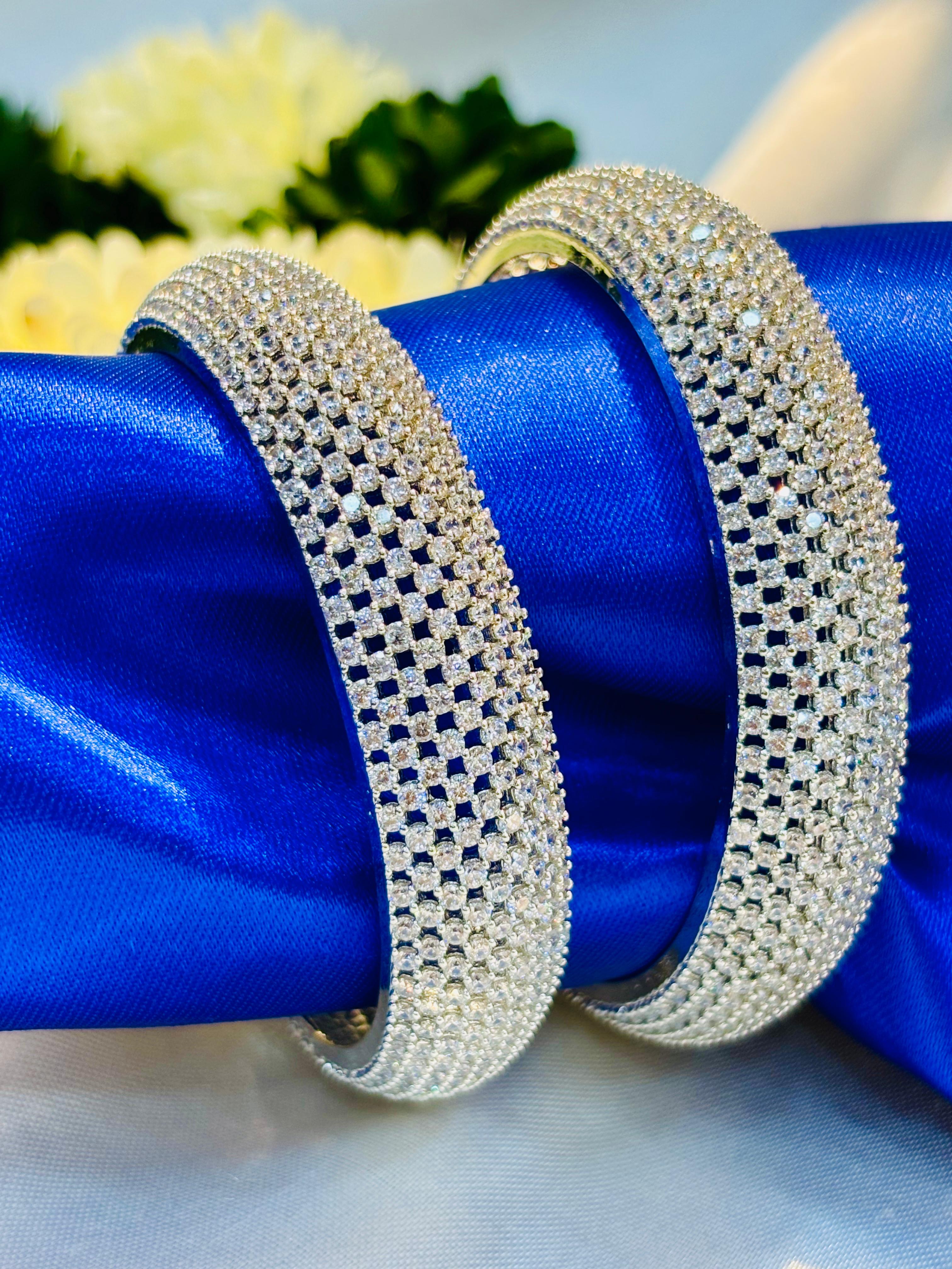 AMERICAN DIAMOND BANGLES  1 PIECE  -LLB264