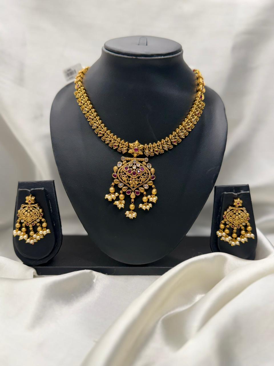 ANTIQUE TRADITIONAL NECKLACE SET LLB- 292