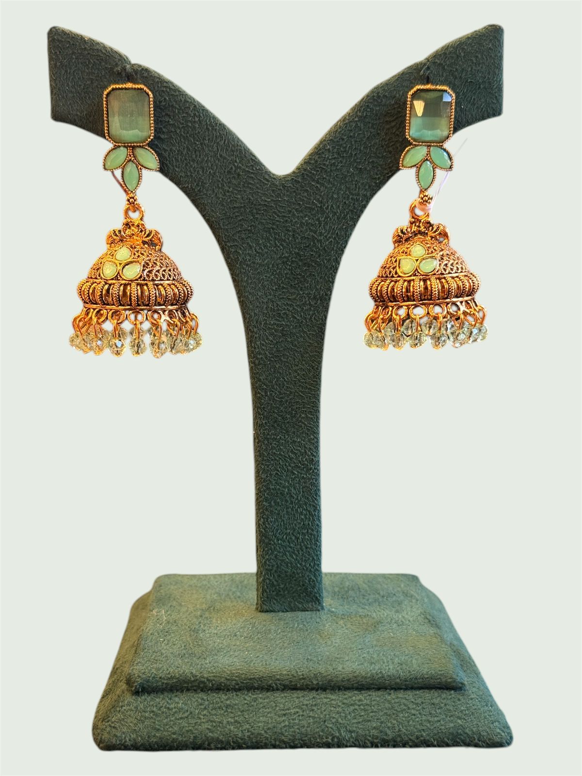 Antique Gold Jhumka Earrings,llb887