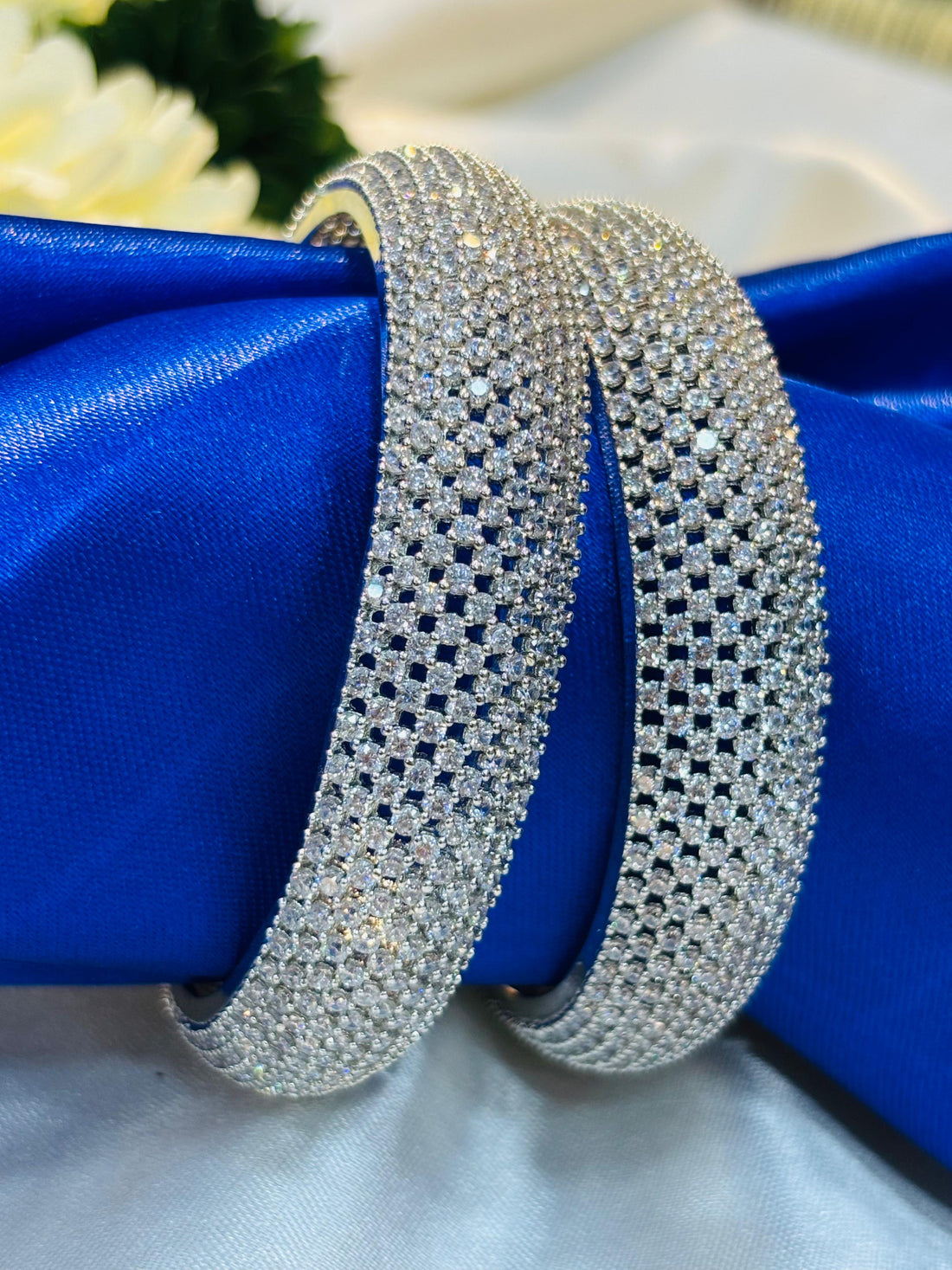 AMERICAN DIAMOND BANGLES  1 PIECE  -LLB264