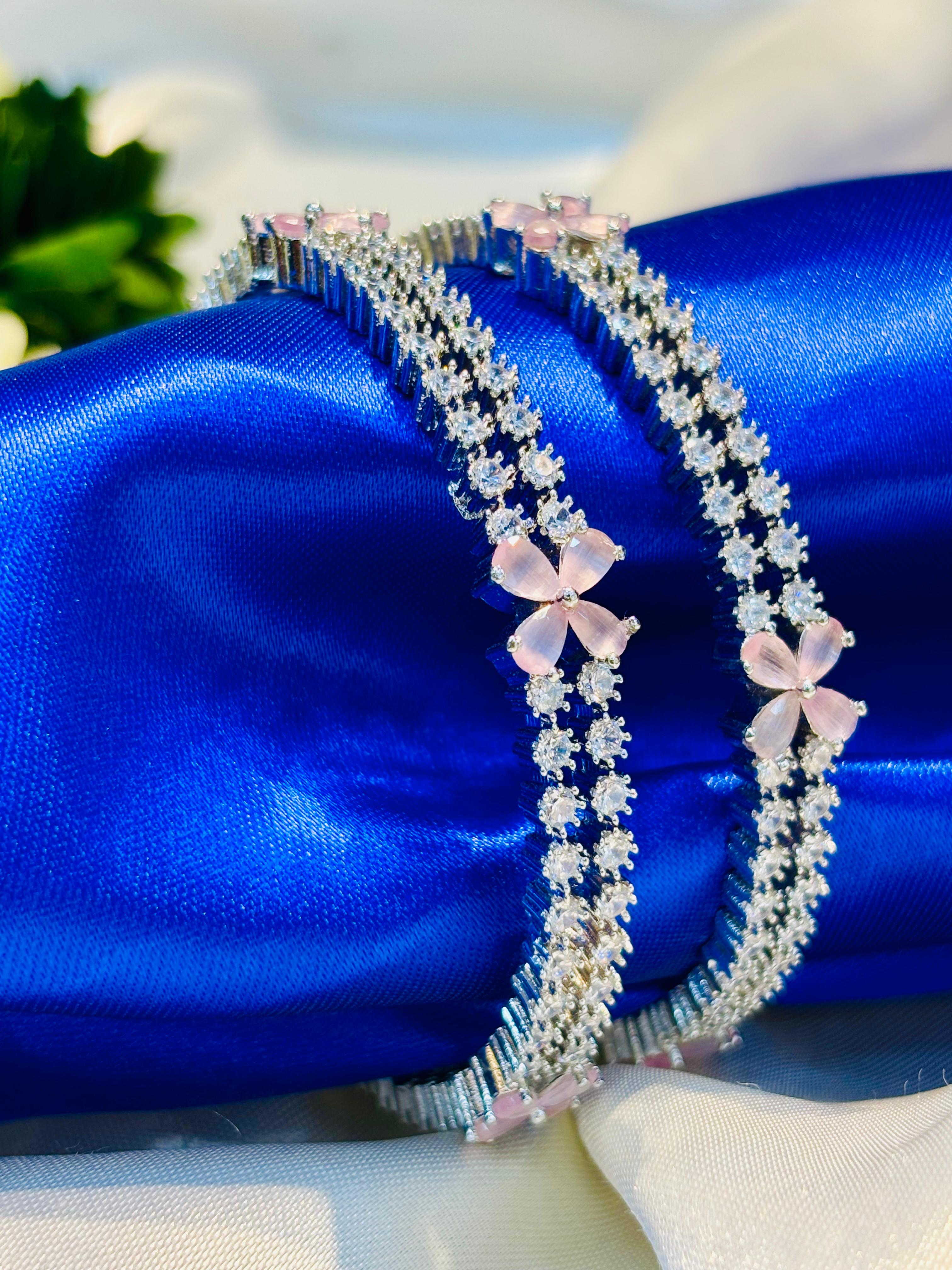 AMERICAN DIAMOND BANGLES -LLB263