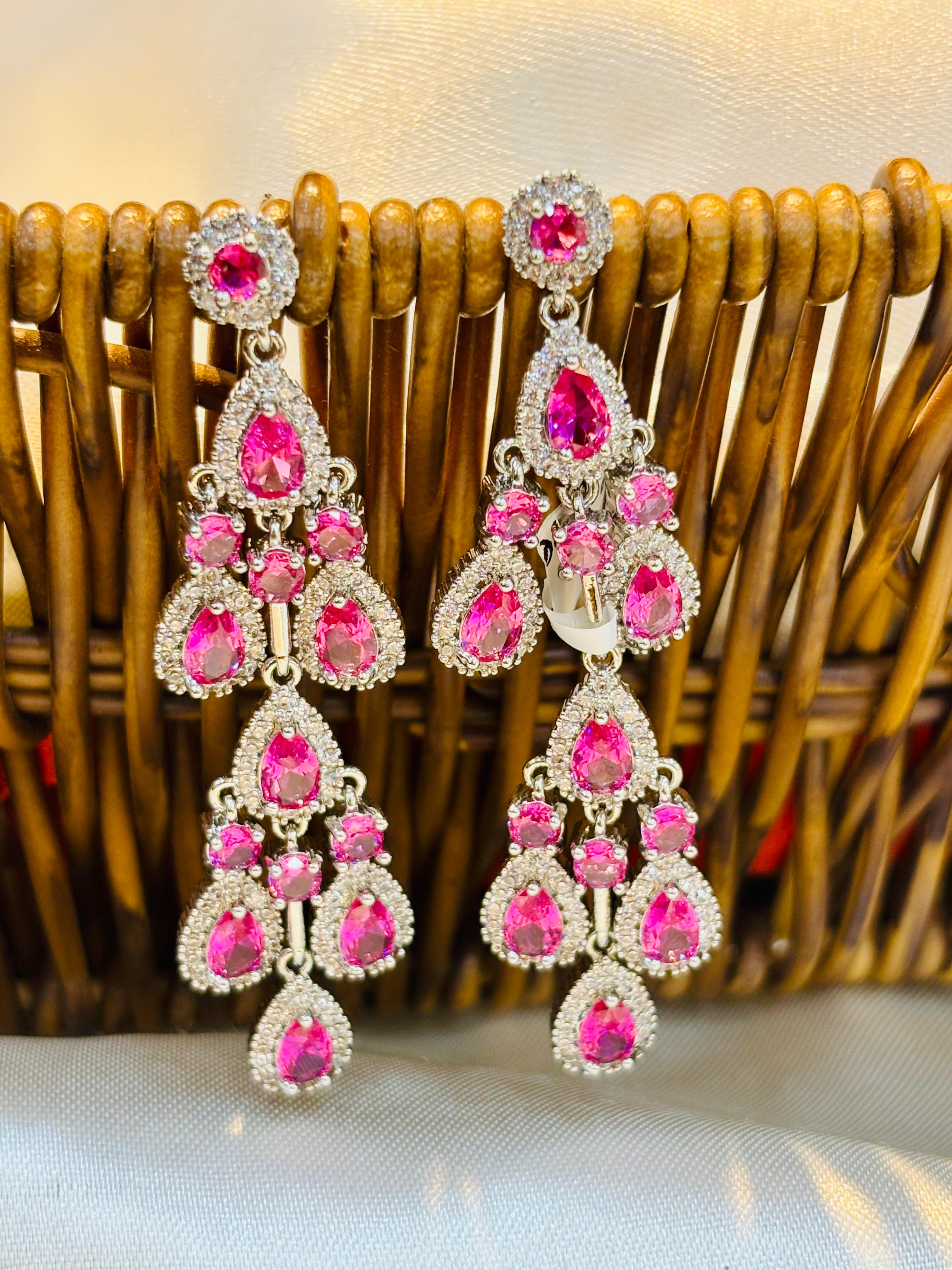 AMERICAN DIAMOND EARRINGS LLB-275