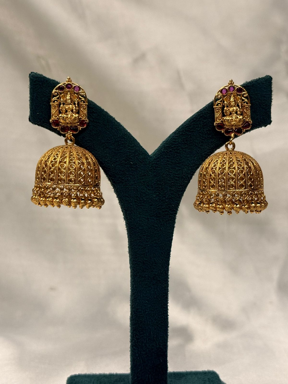 Traditional Lakshmi Temple Jhumka Earrings for Women ,llb732