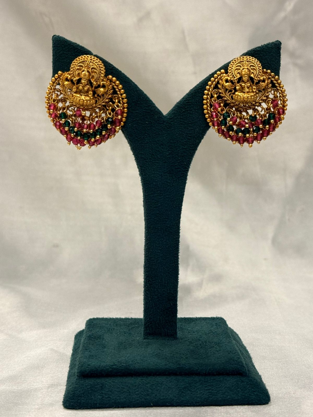 Antique Gold-Plated Filigree Jhumka,llb749