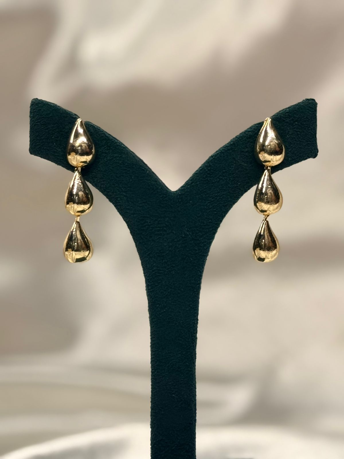 Gold Teardrop Dangle Earrings for Women,llb782