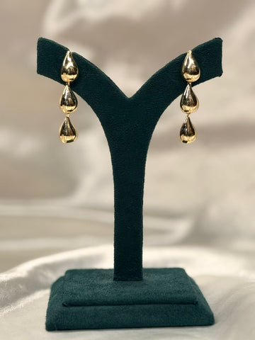 Gold Teardrop Dangle Earrings for Women,llb782