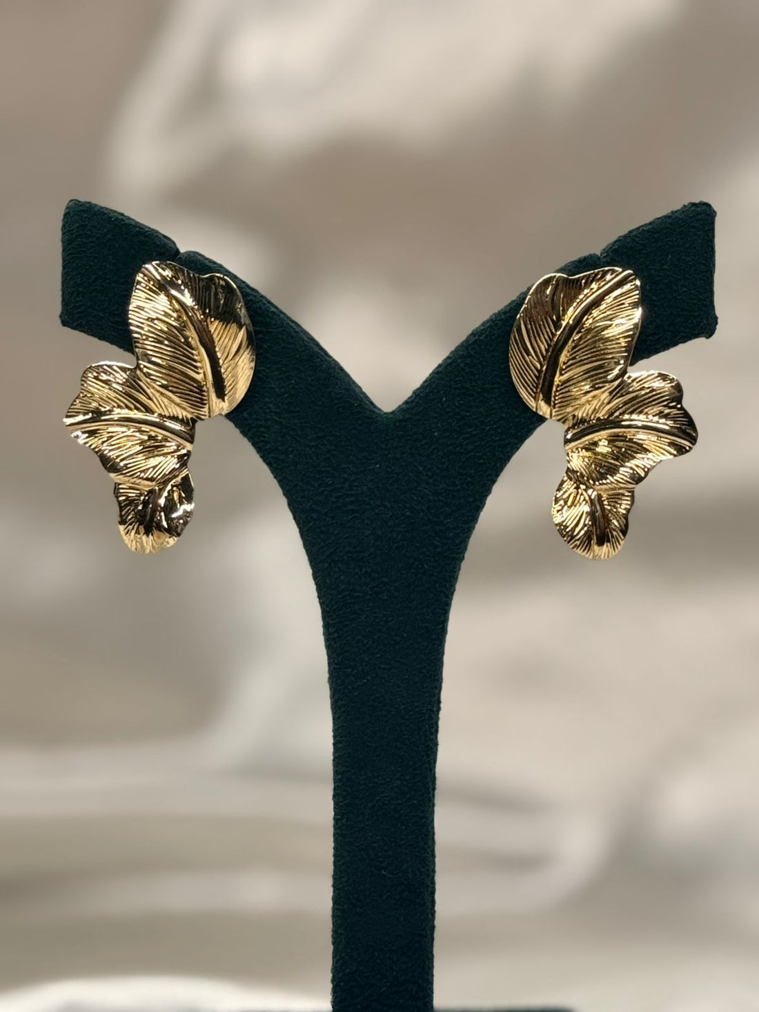 Leaf drop earring,llb788