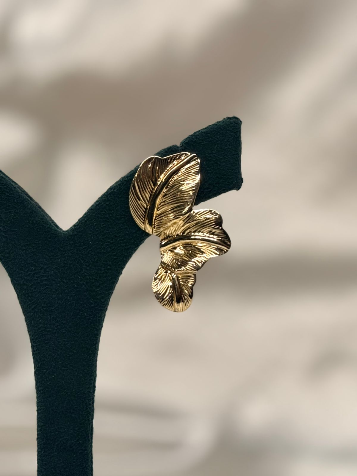 Leaf drop earring,llb788