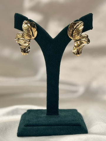 Leaf drop earring,llb788