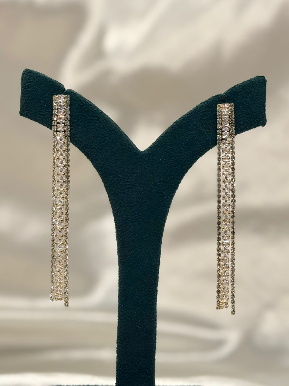 Luxury Crystal Rhinestone Long Drop Earrings,llb783