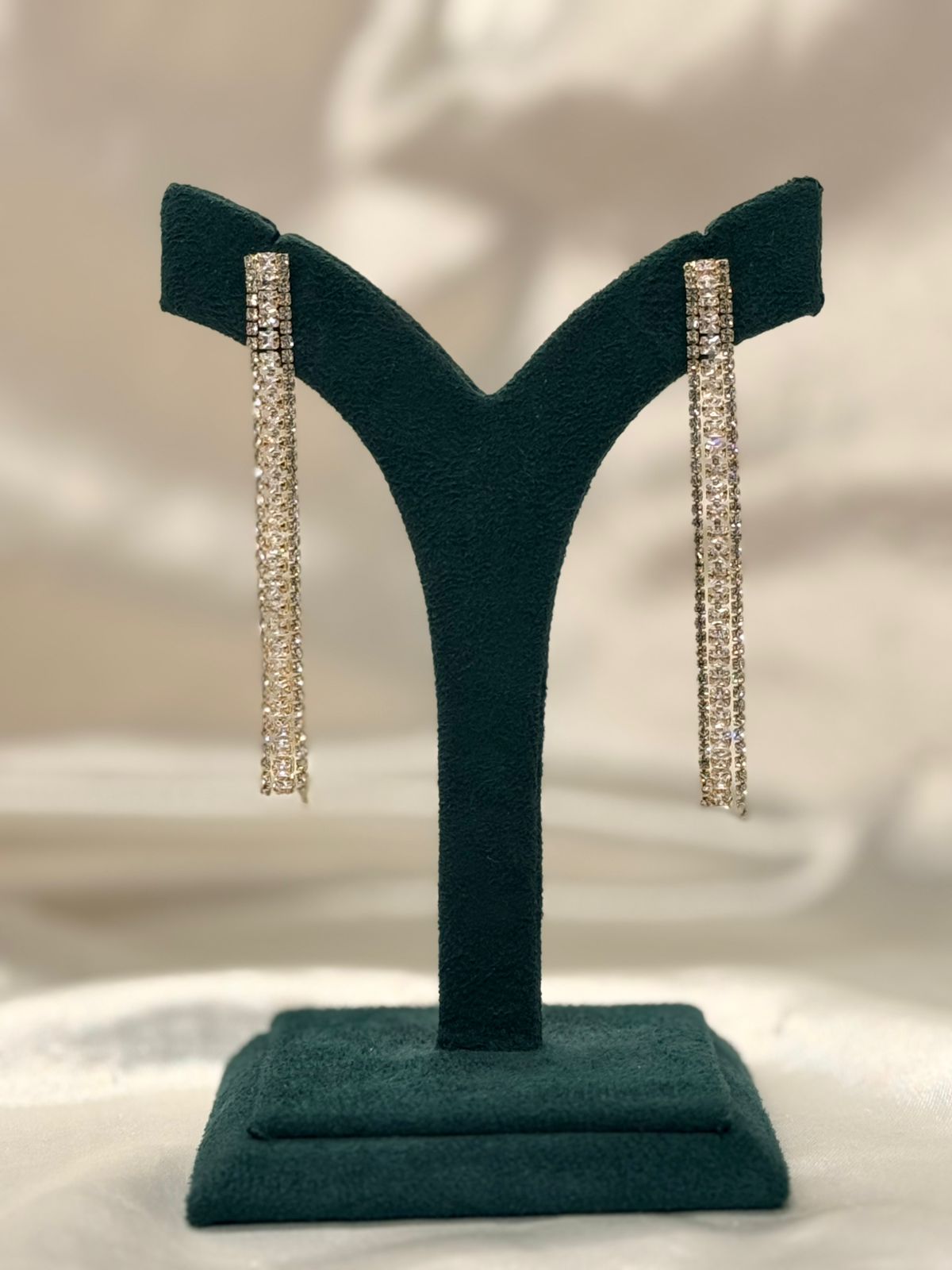 Luxury Crystal Rhinestone Long Drop Earrings,llb783