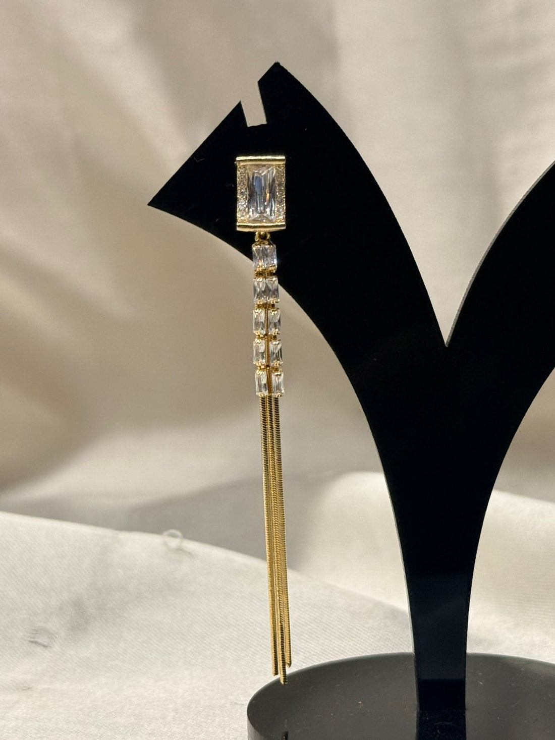Elegant Gold Tassel Drop Earrings for Women,llb817