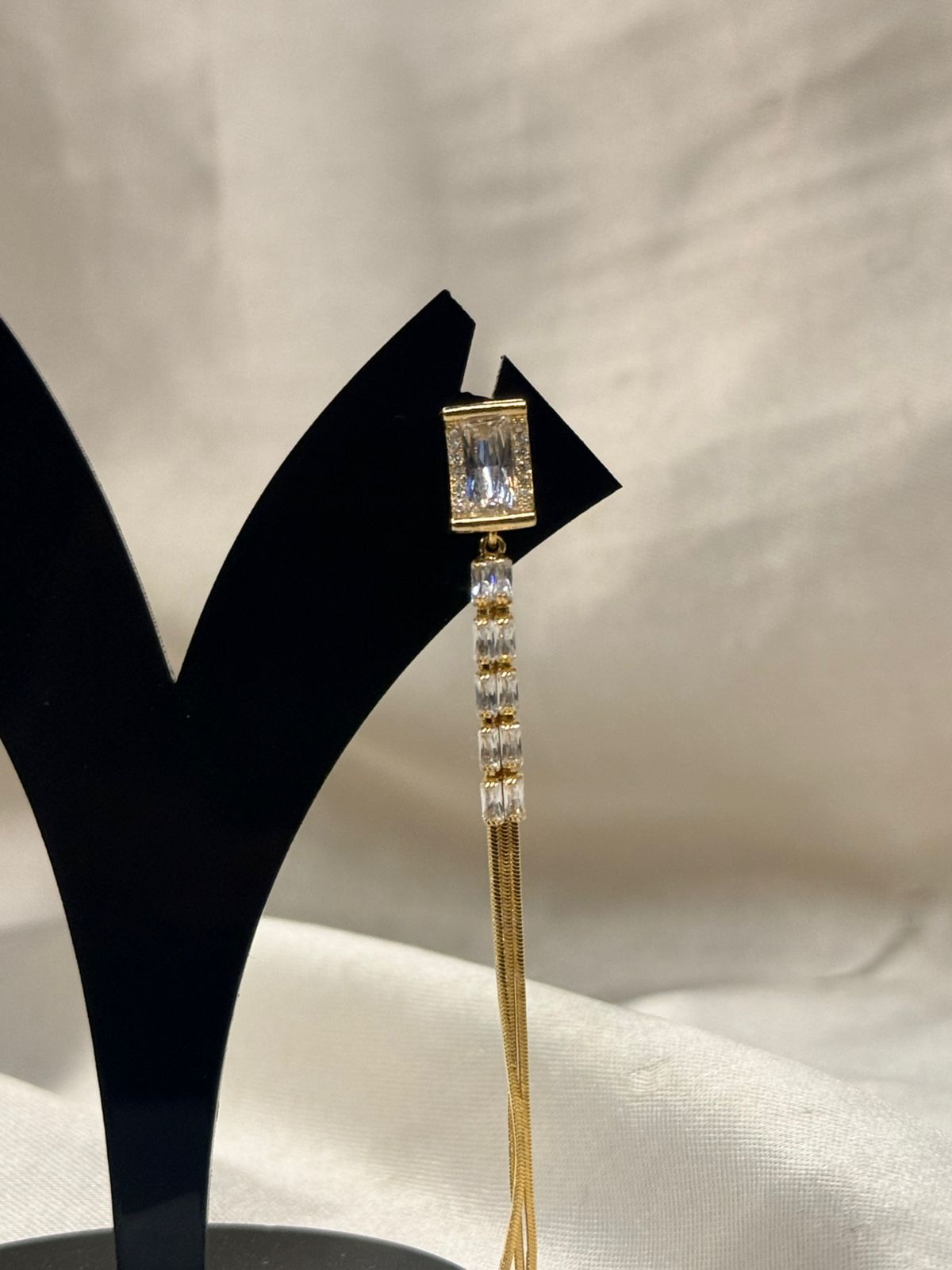 Elegant Gold Tassel Drop Earrings for Women,llb817