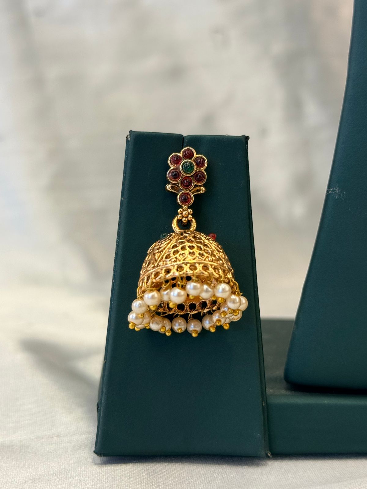Antique Gold Temple Long Haram Necklace Set,llb863