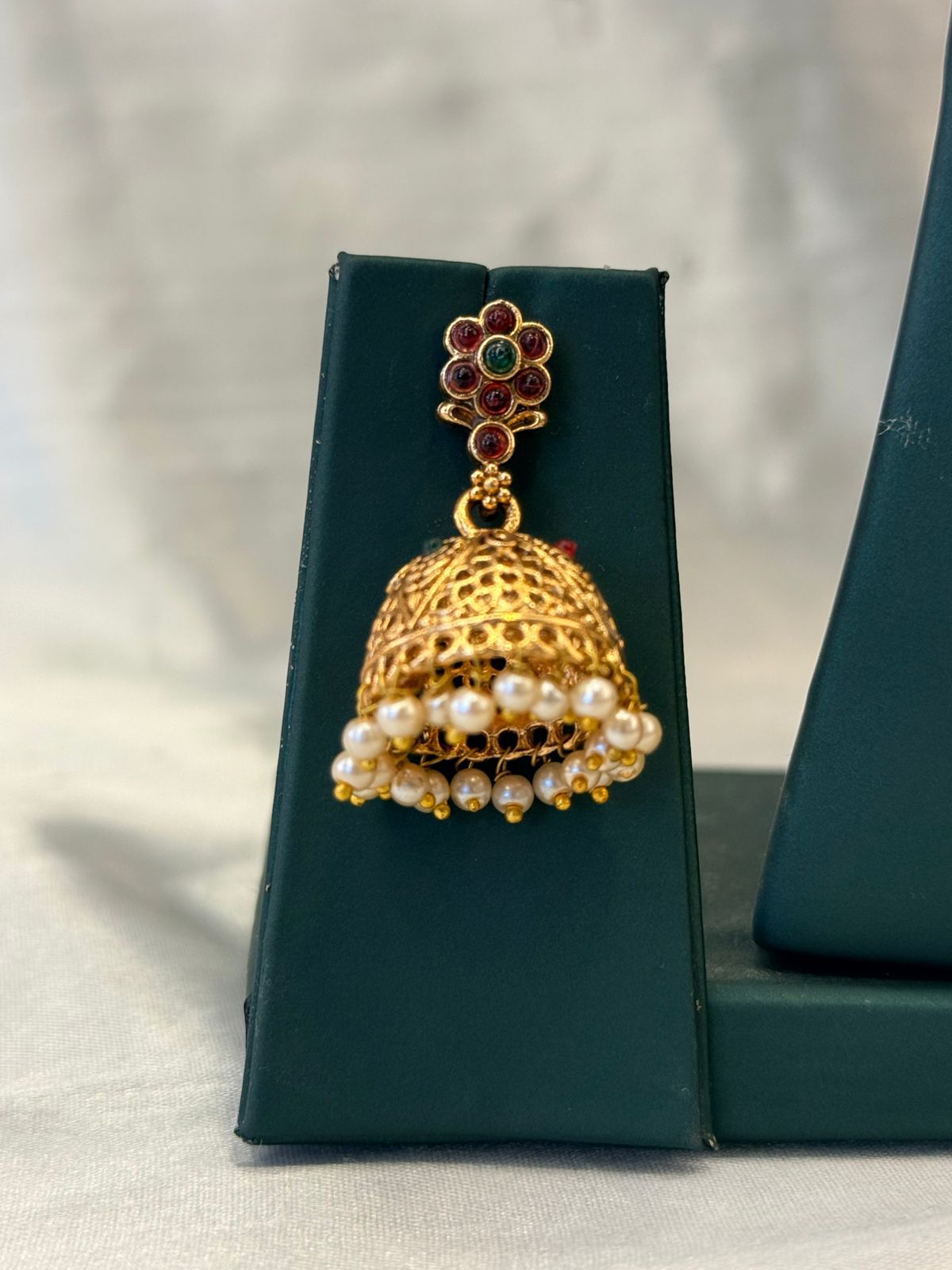 Antique Gold Temple Long Haram Necklace Set,llb863