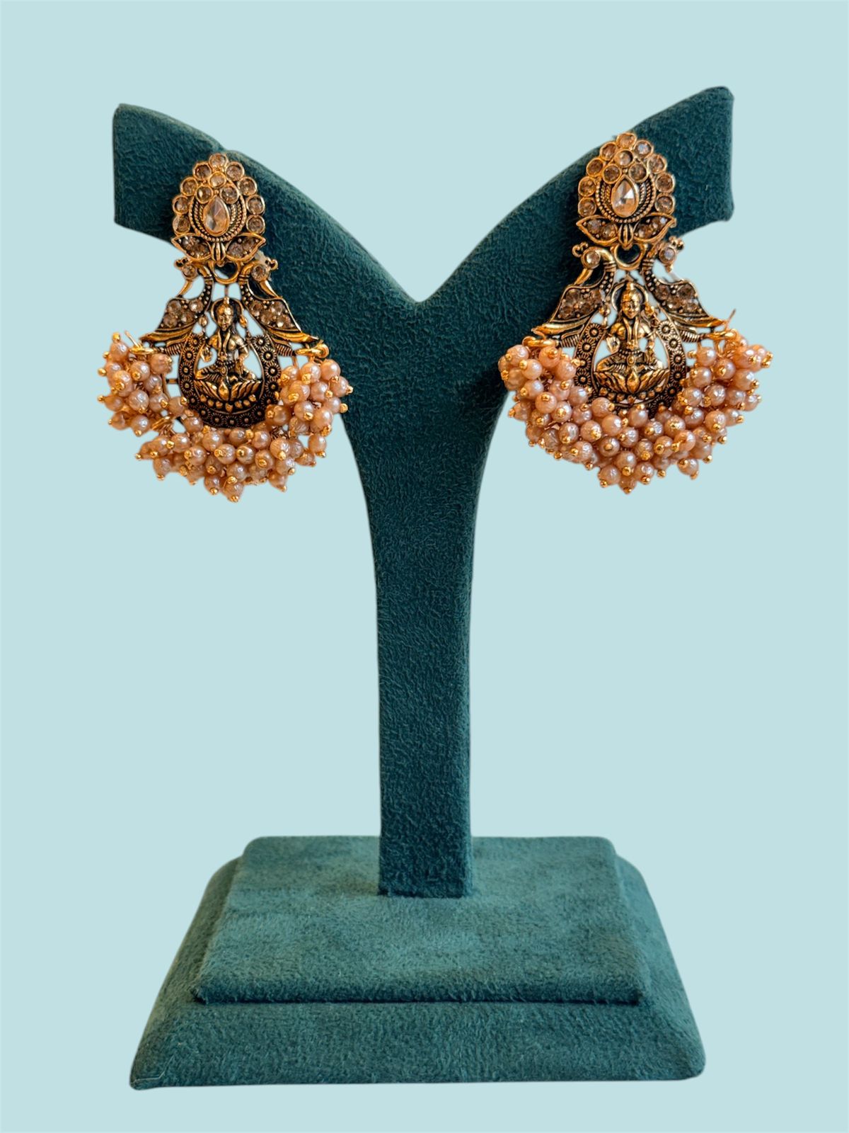 Antique Temple Jhumka Earrings,llb891