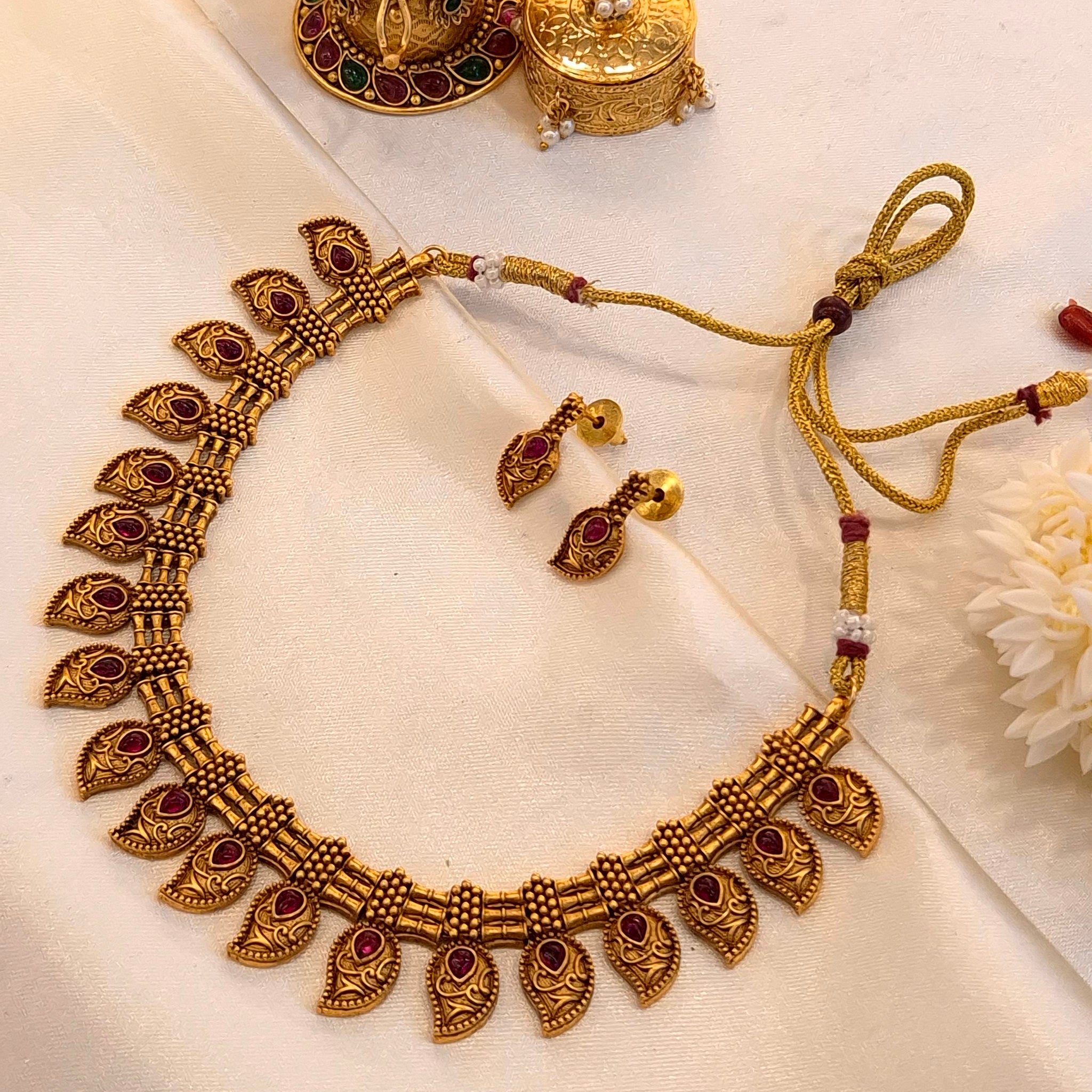 Temple Jewellery Mango Necklace