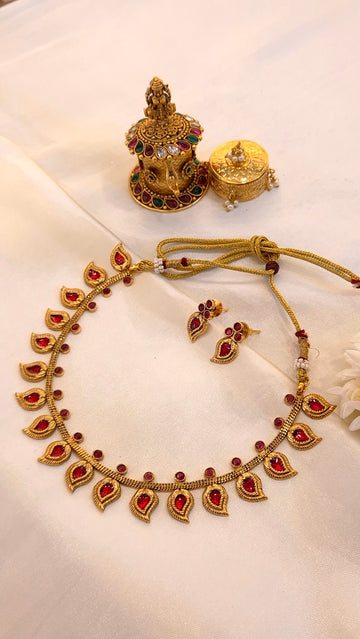 Temple Jewellery Mango Necklace