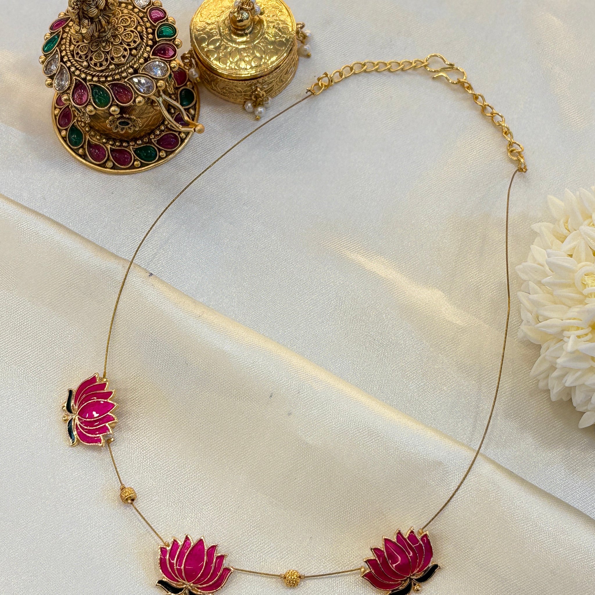 Invisible Lotus Necklace