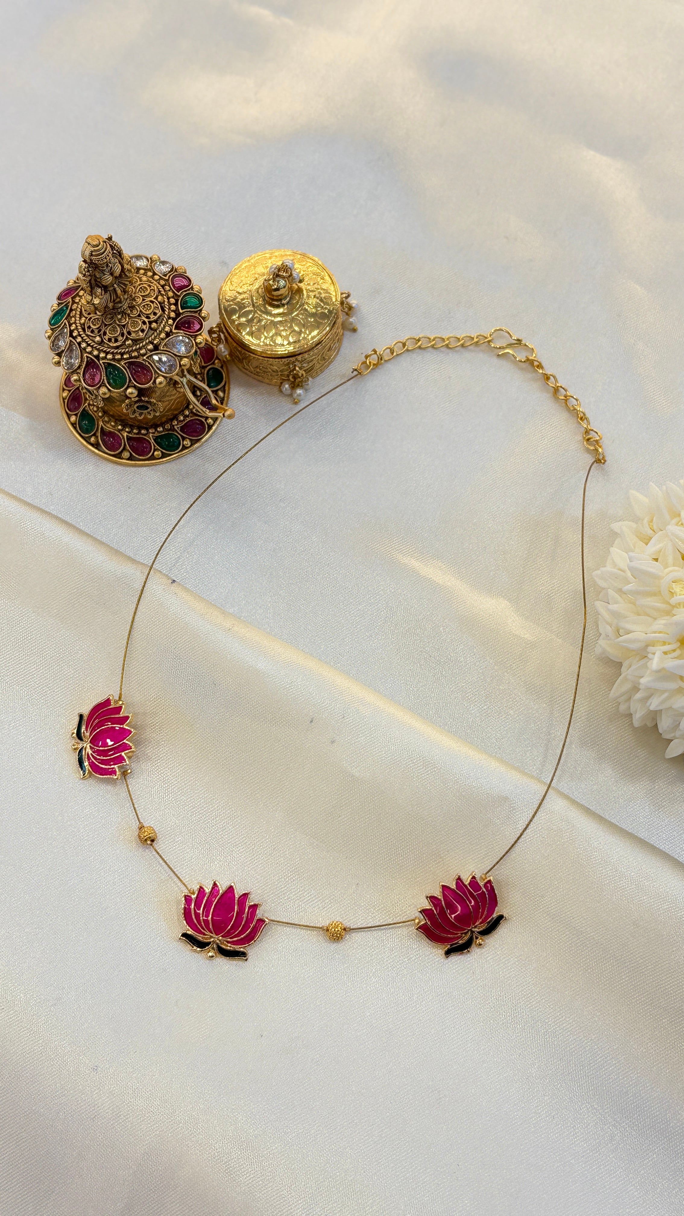 Invisible Lotus Necklace